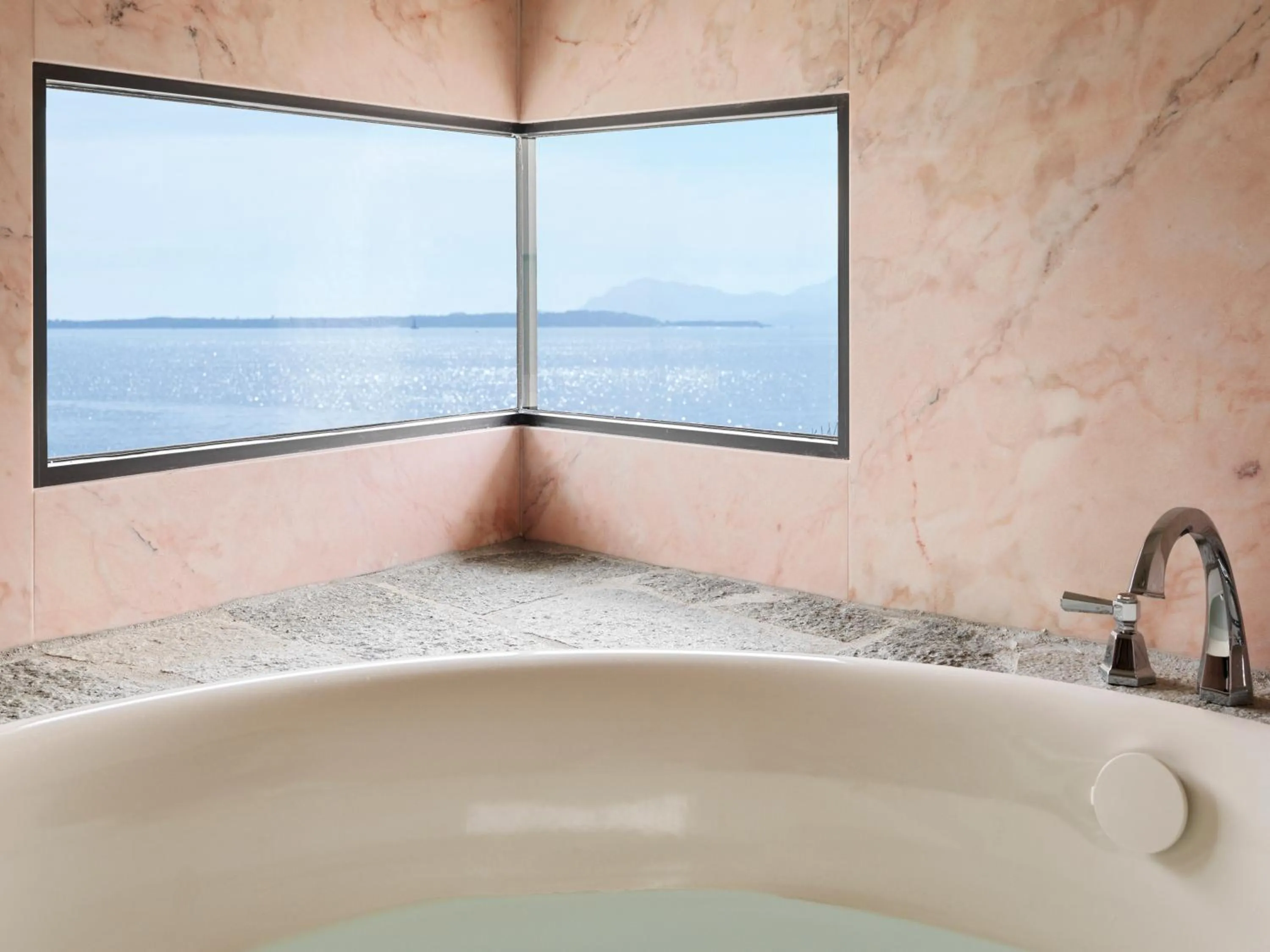 Bathroom in Cap d'Antibes Beach Hotel