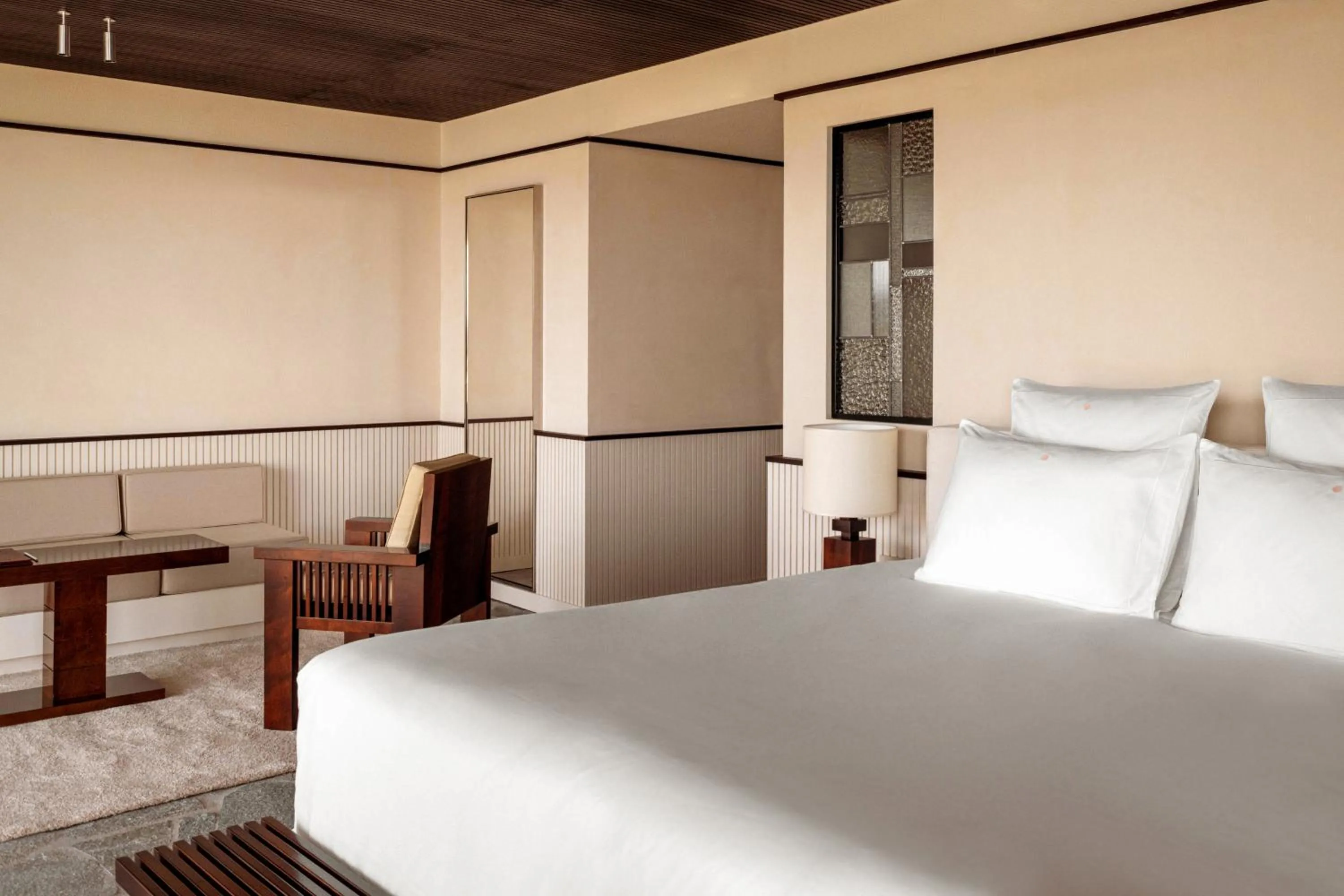 Bed in Cap d'Antibes Beach Hotel