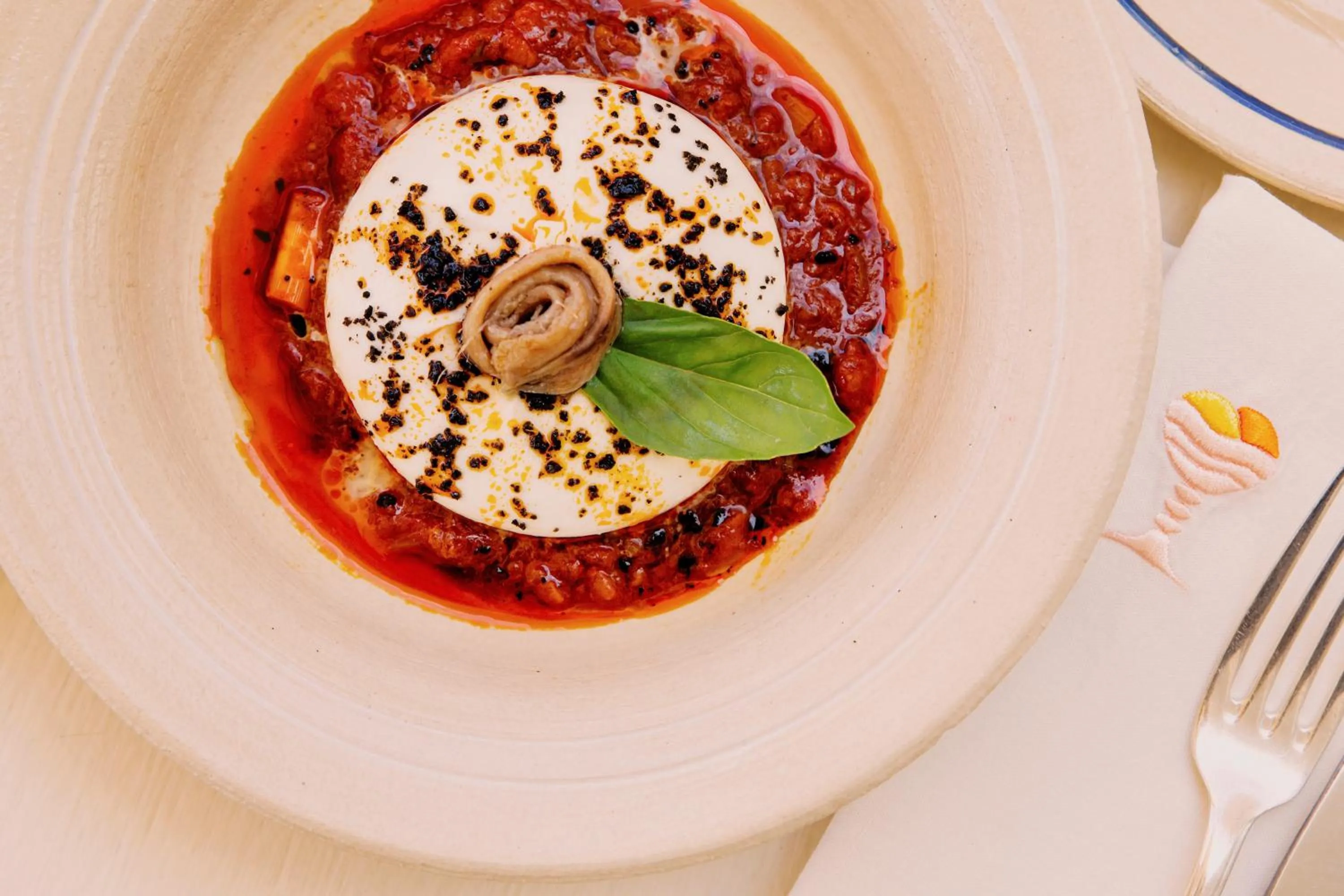 Food in Cap d'Antibes Beach Hotel