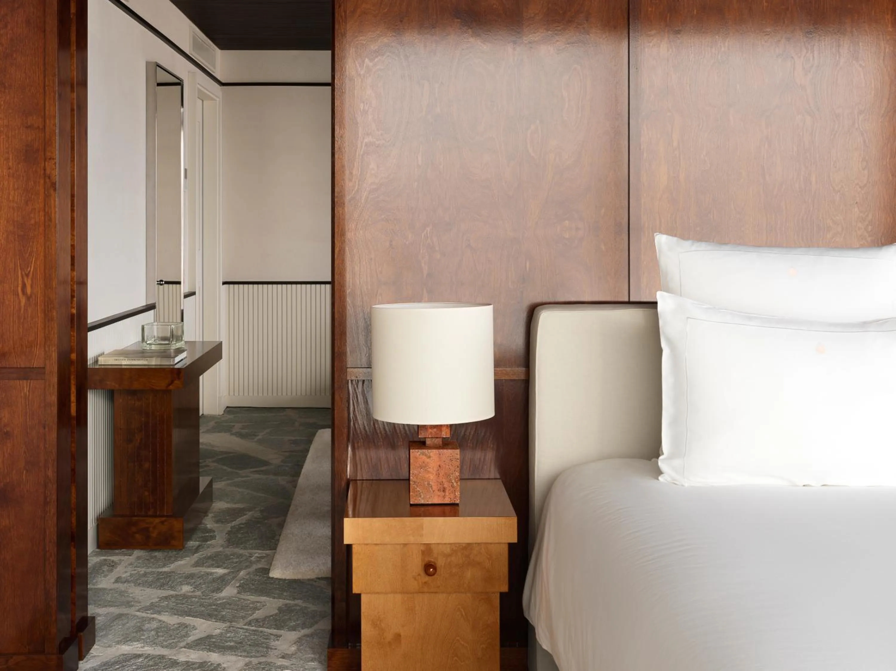 Bed in Cap d'Antibes Beach Hotel