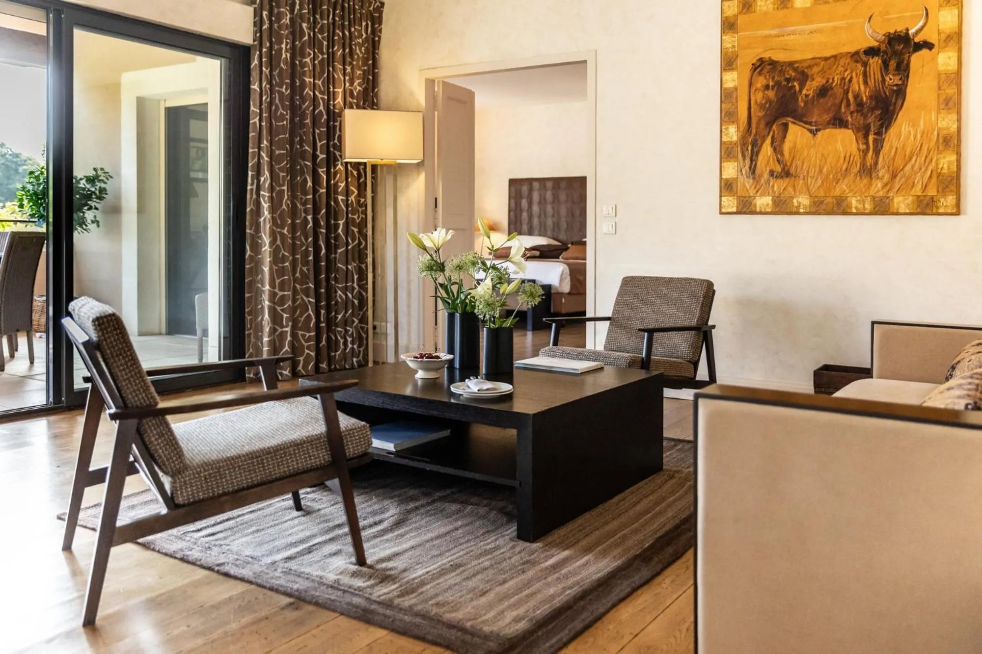 Lounge or bar in Mas de l'Oulivié