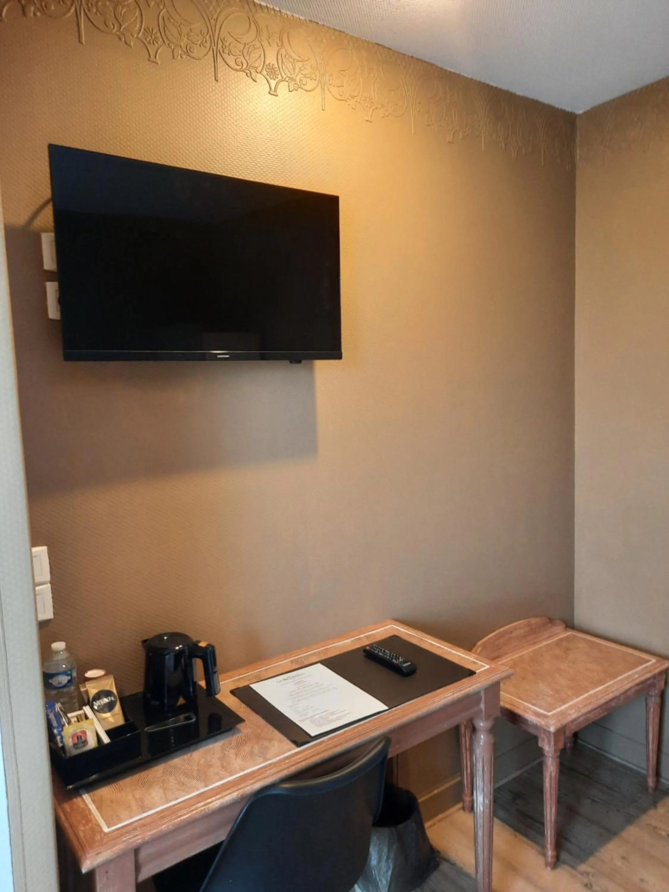 TV and multimedia in Logis Hôtel restaurant LE MEDICIS