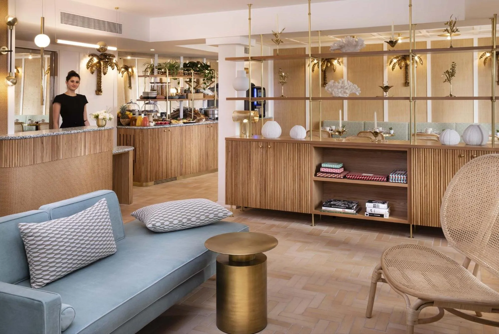 Lobby or reception in Hôtel Gramont