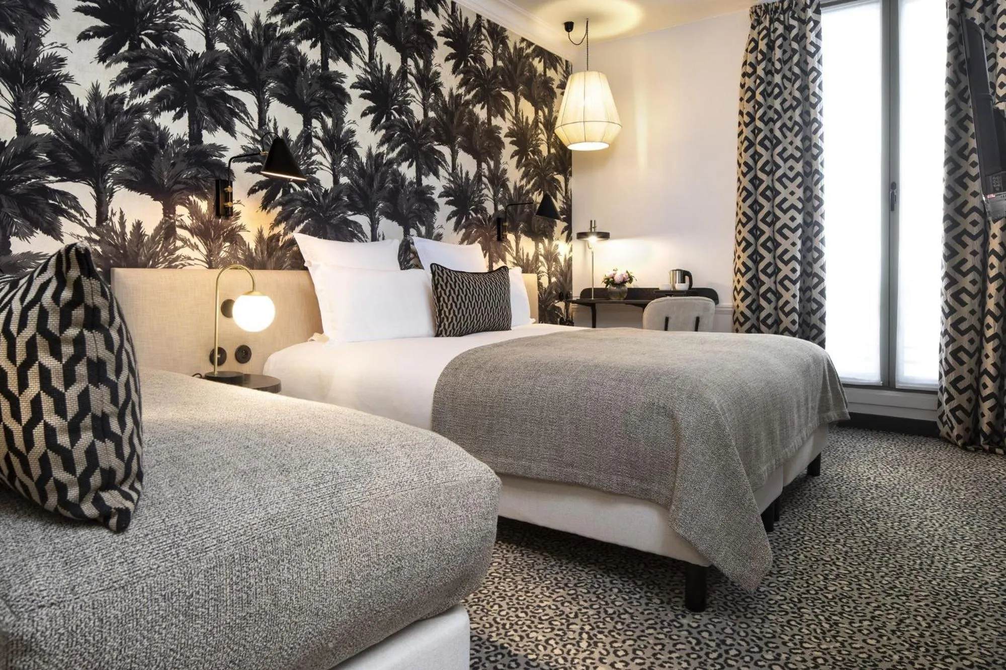 Bed in Hôtel Gramont