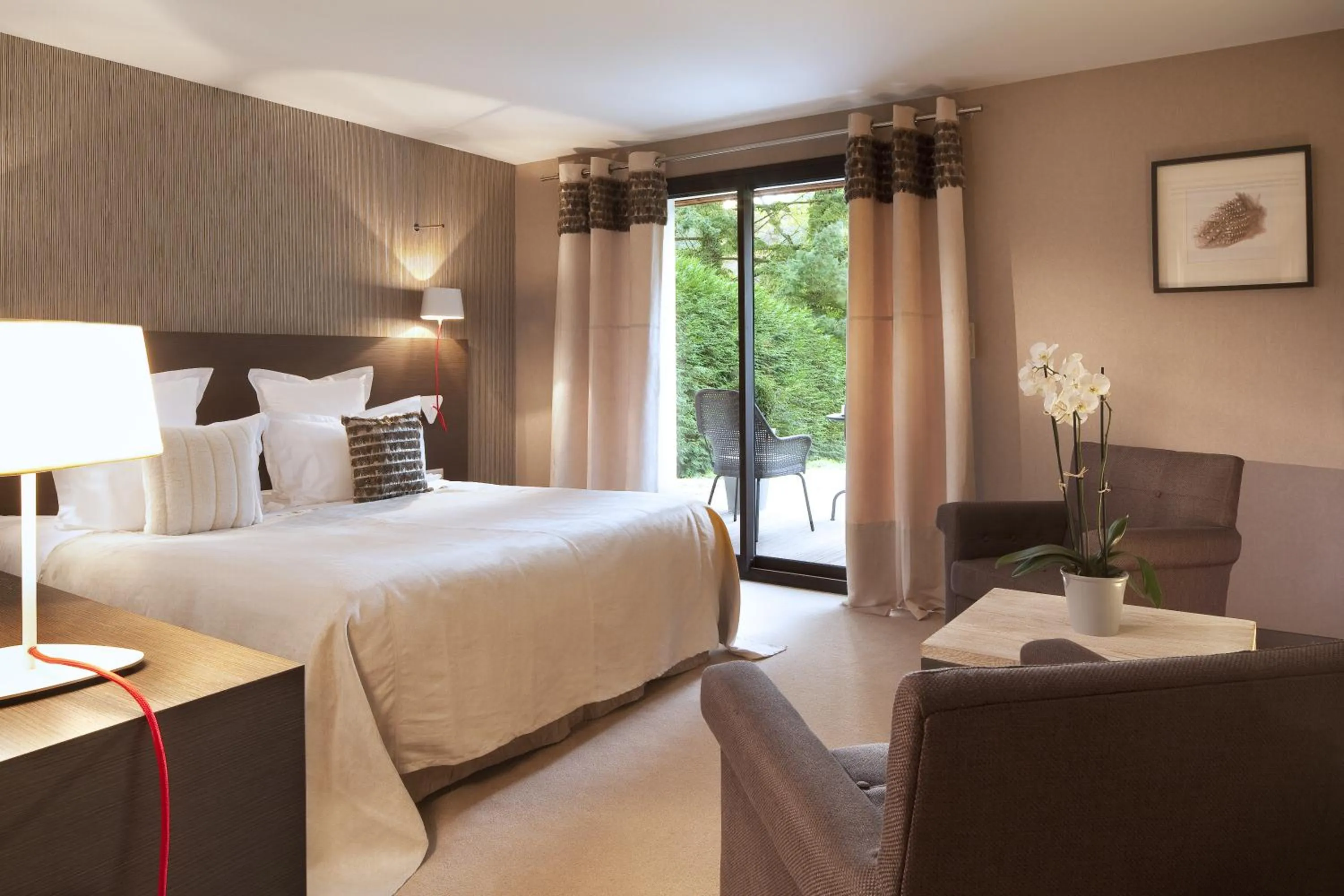 Day, Bed in L'Aubinière Hôtel Restaurant & Spa