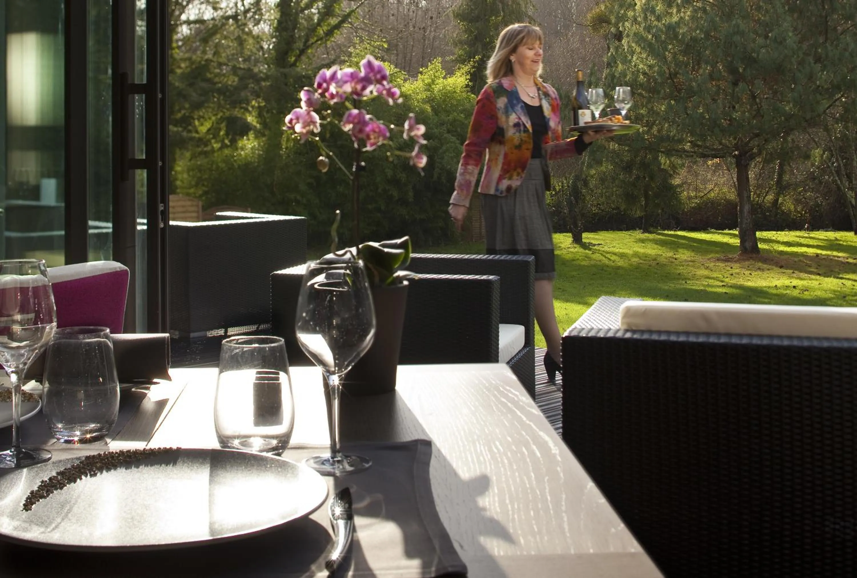 Restaurant/places to eat in L'Aubinière Hôtel Restaurant & Spa