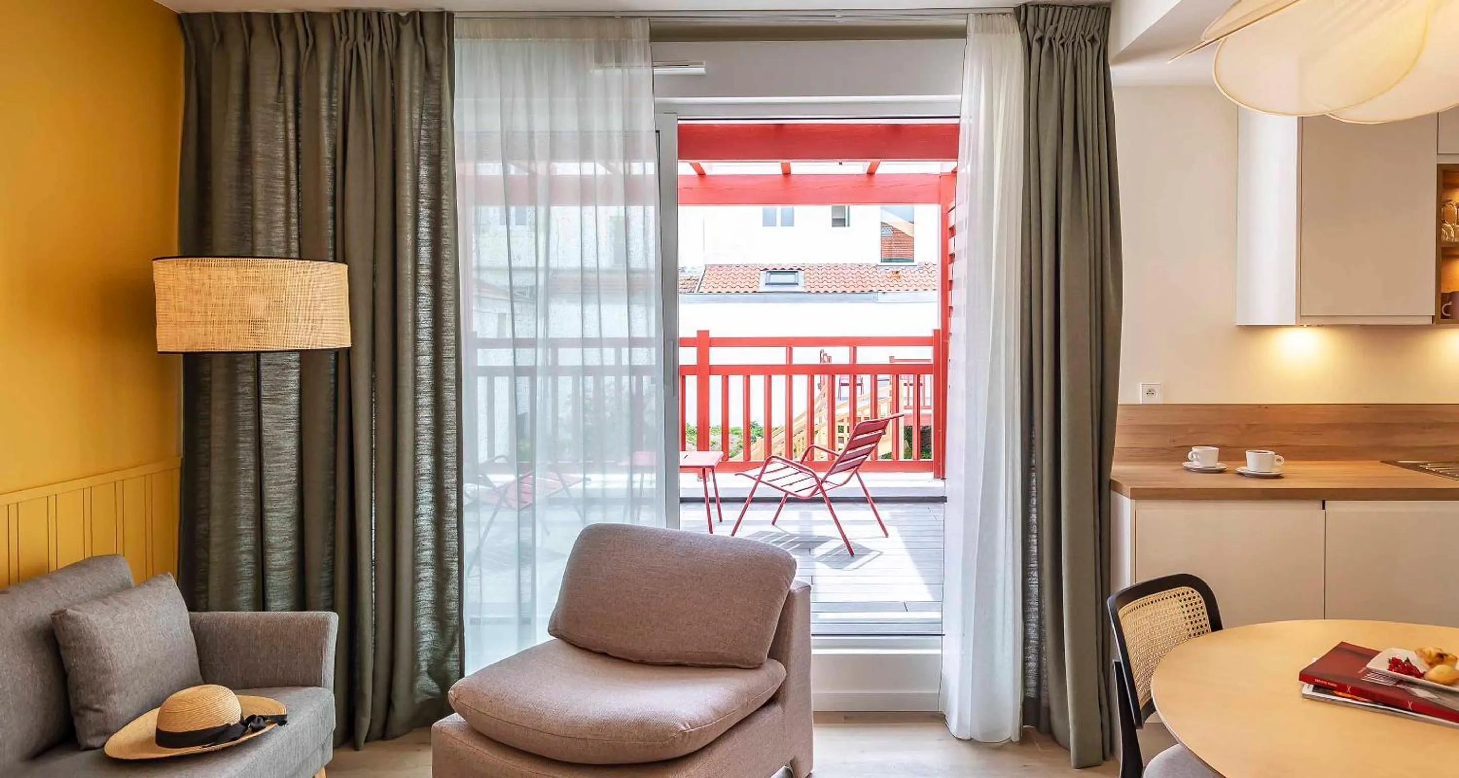 Patio in Hôtel Kemaris