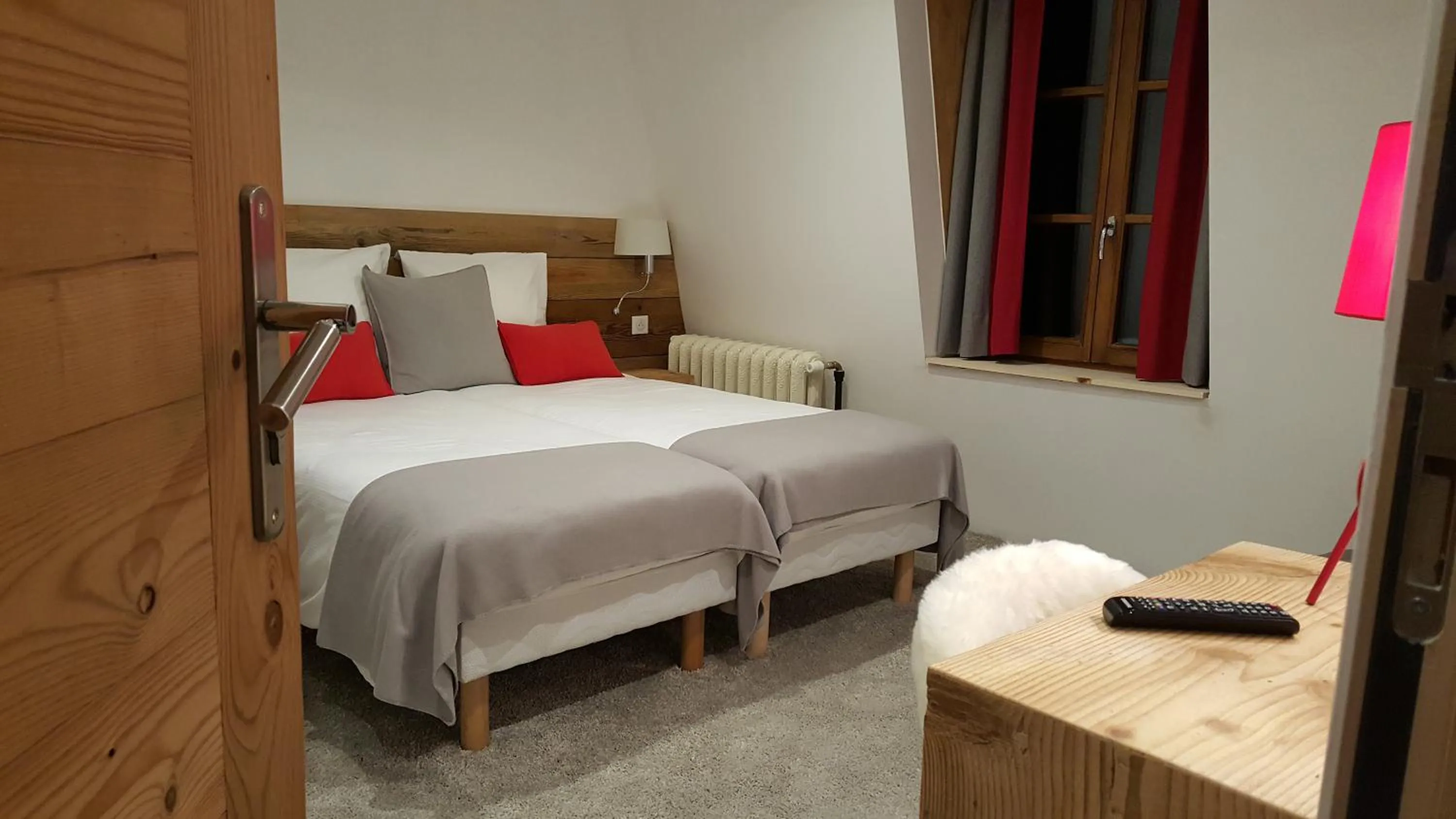 Photo of the whole room, Bed in Hotel Du Clocher