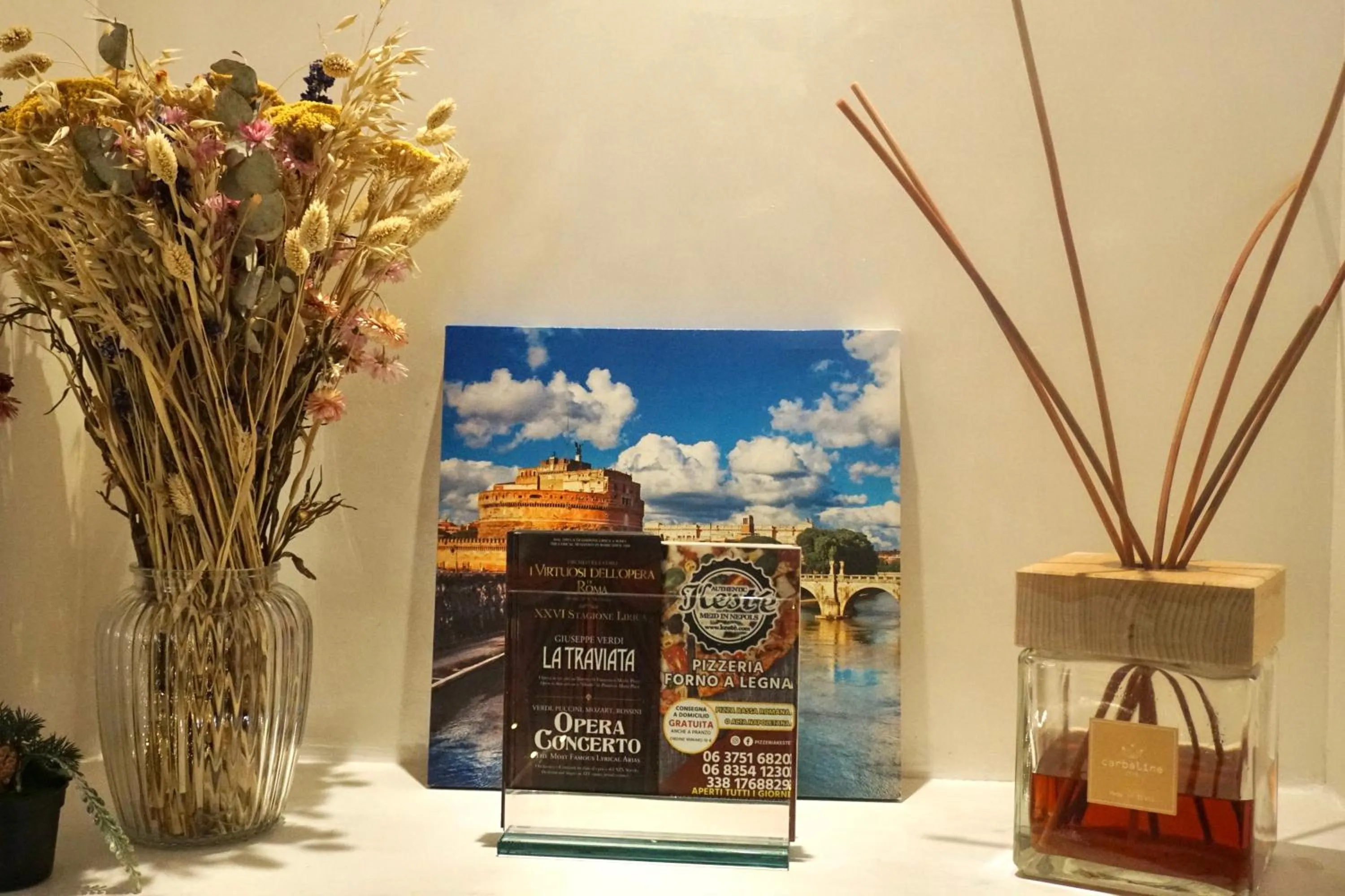 Decorative detail in Hotel Vespasiano