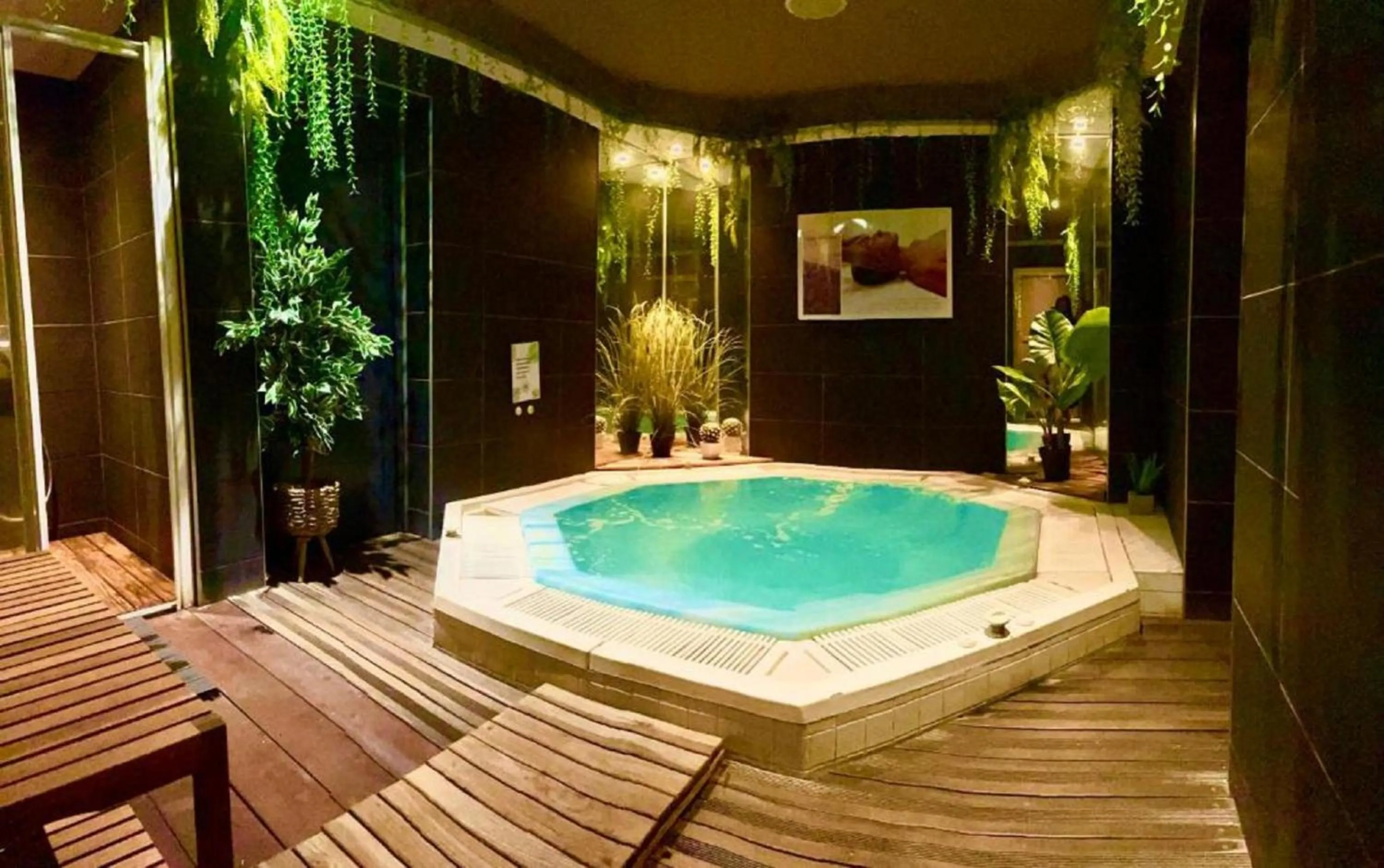 Sauna in Kyriad Restaurant Centre SPA Vichy