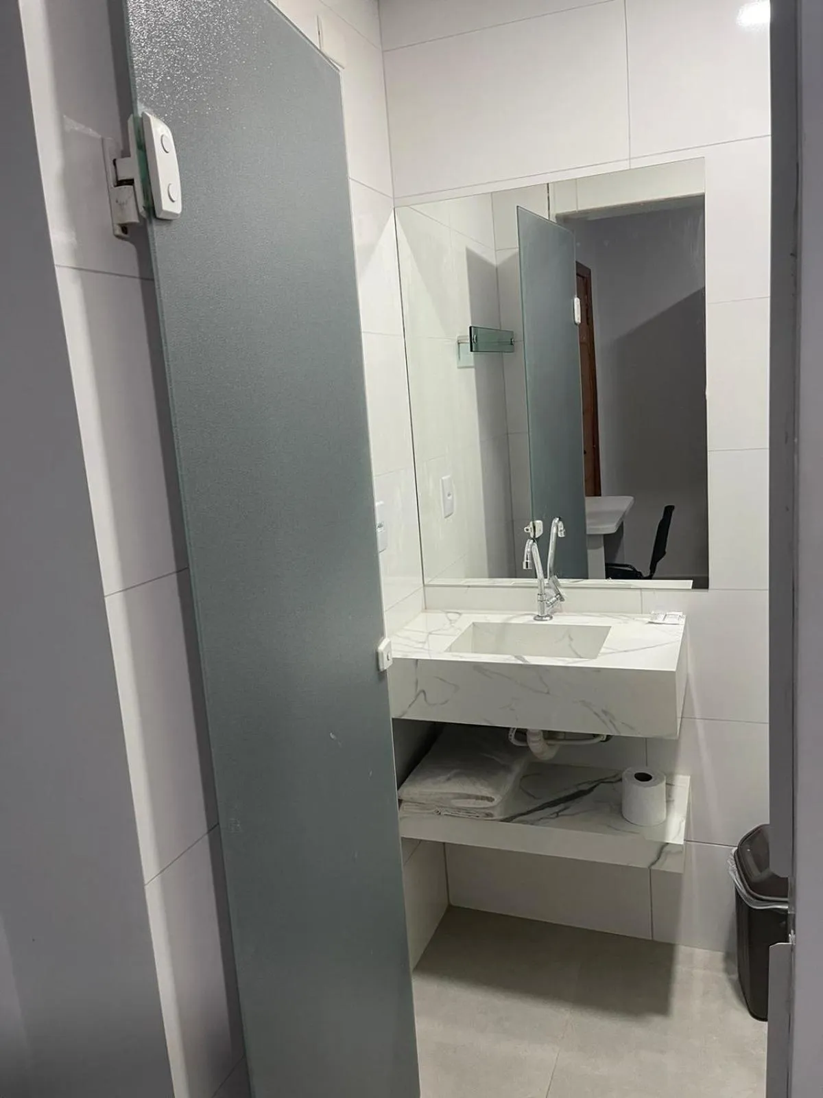 Bathroom in Hotel Rio Branco - Melhor Opção Perto da 25 de Março, Santa Ifigênia e Metrô República