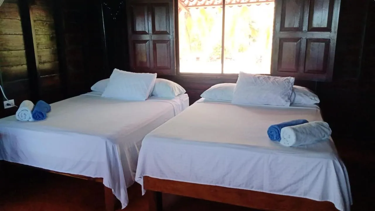 Bed in Cabañas El Cuyo
