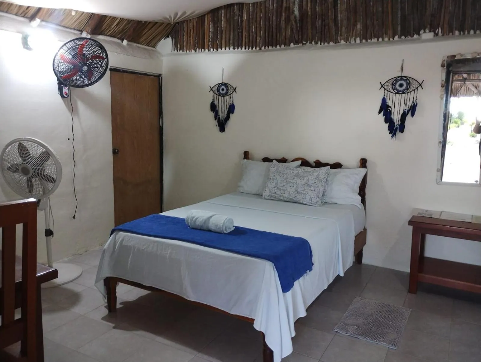 Bed in Cabañas El Cuyo