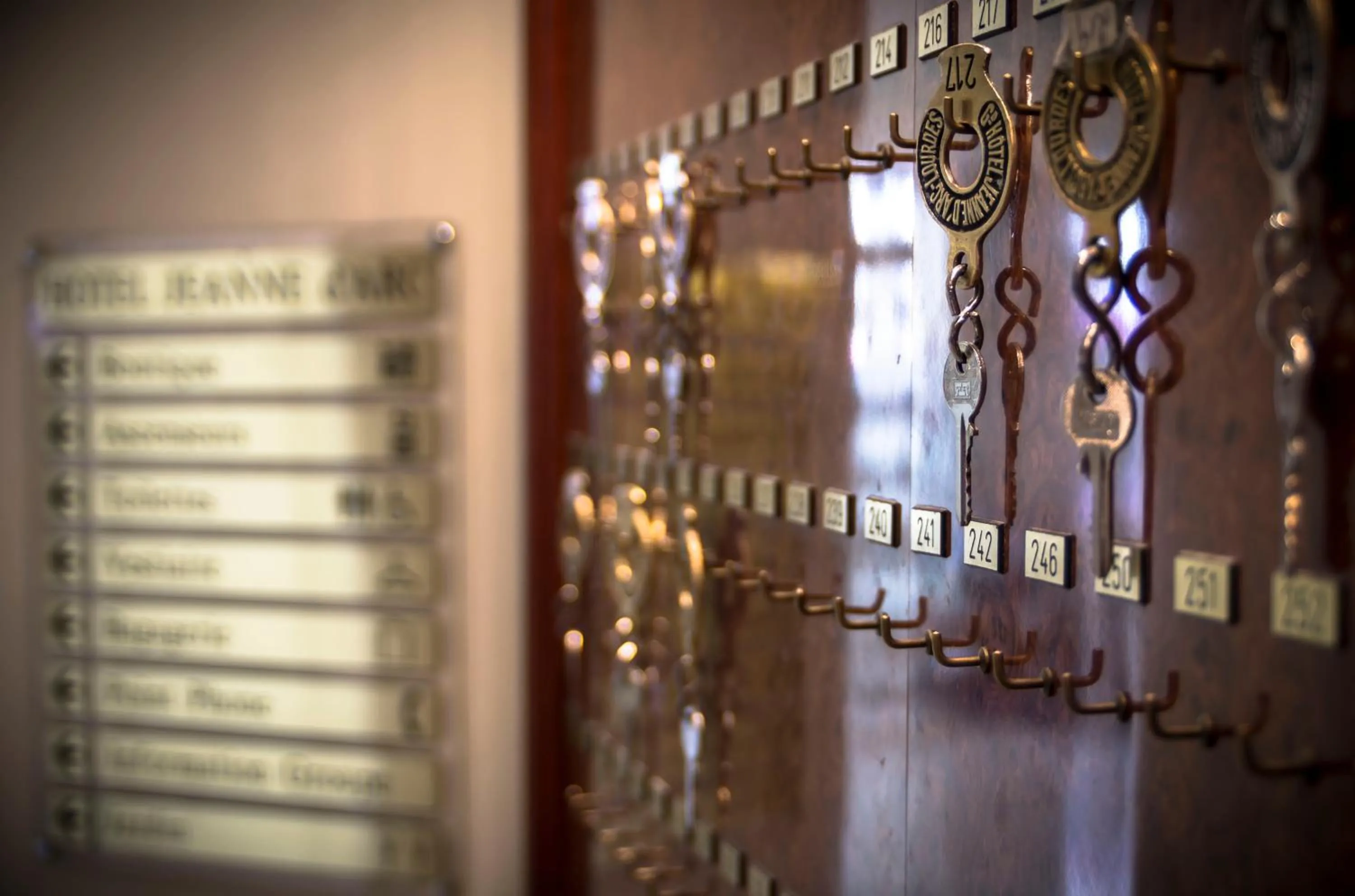 Lobby or reception in Hôtel Jeanne d'Arc