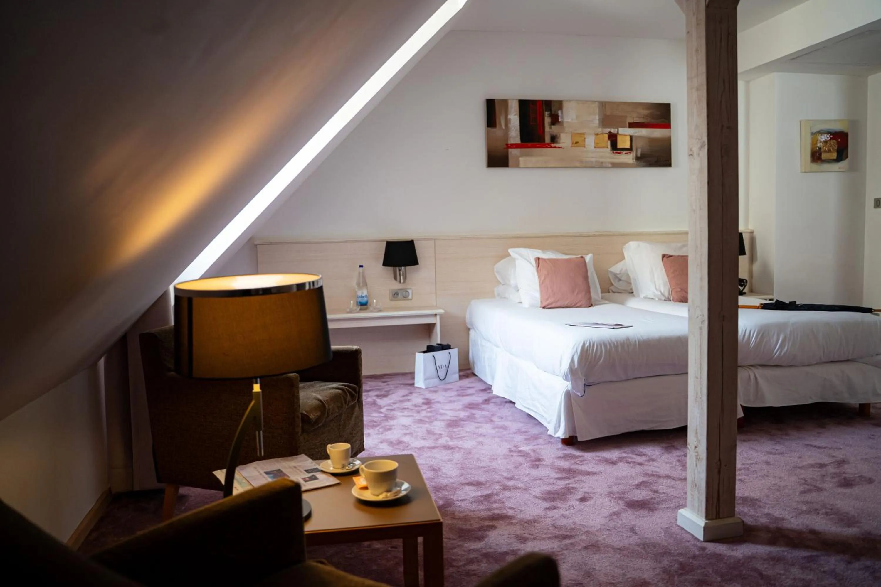 Bedroom, Bed in Hôtel Le Rapp