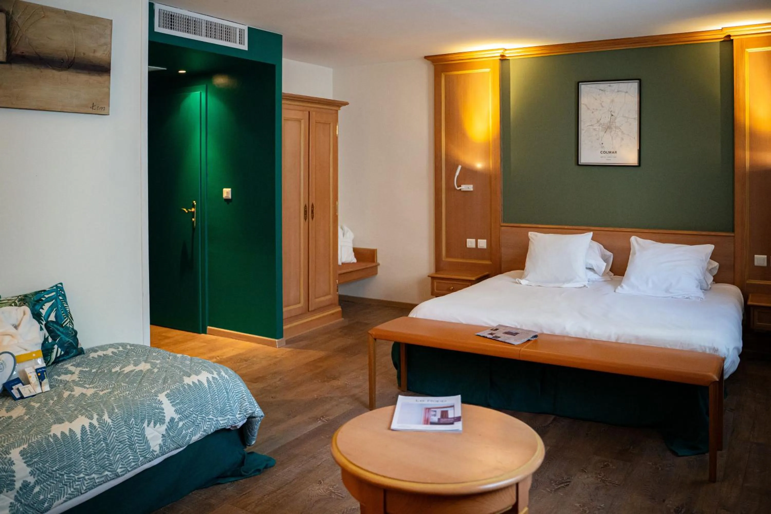 Photo of the whole room, Bed in Hôtel Le Rapp