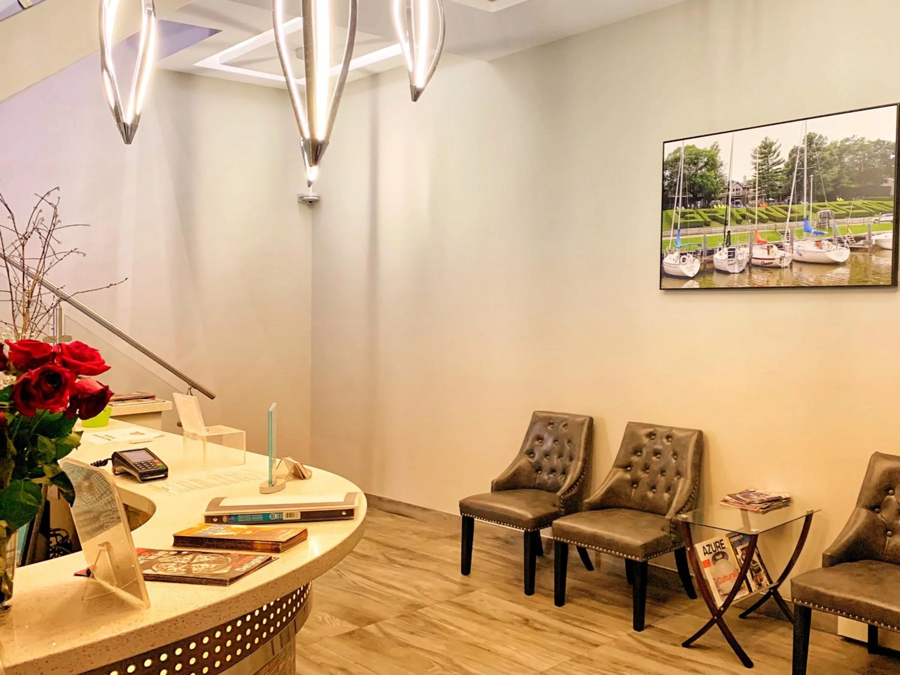 Lobby or reception in Amber Hotel