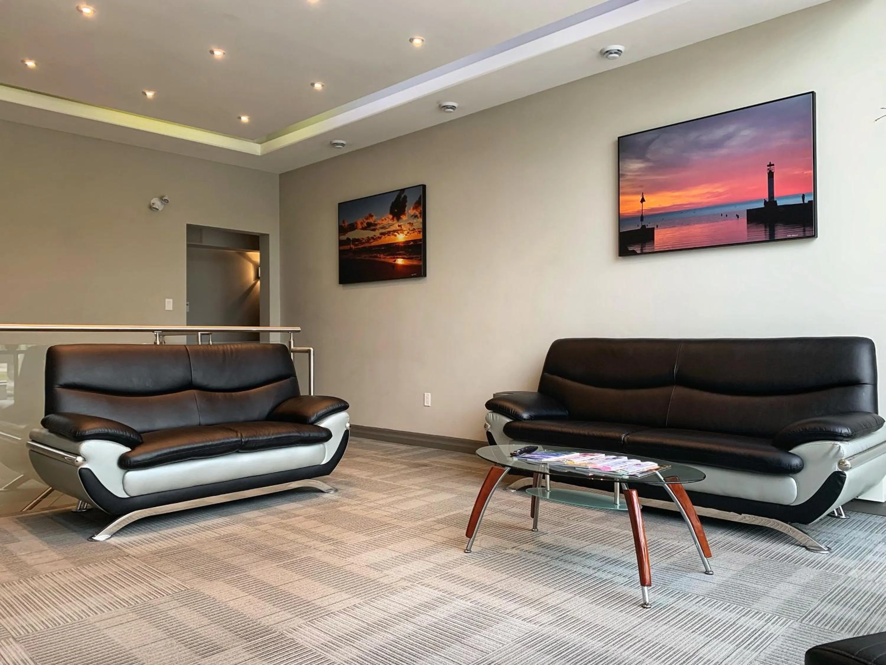 Seating area in Amber Hotel