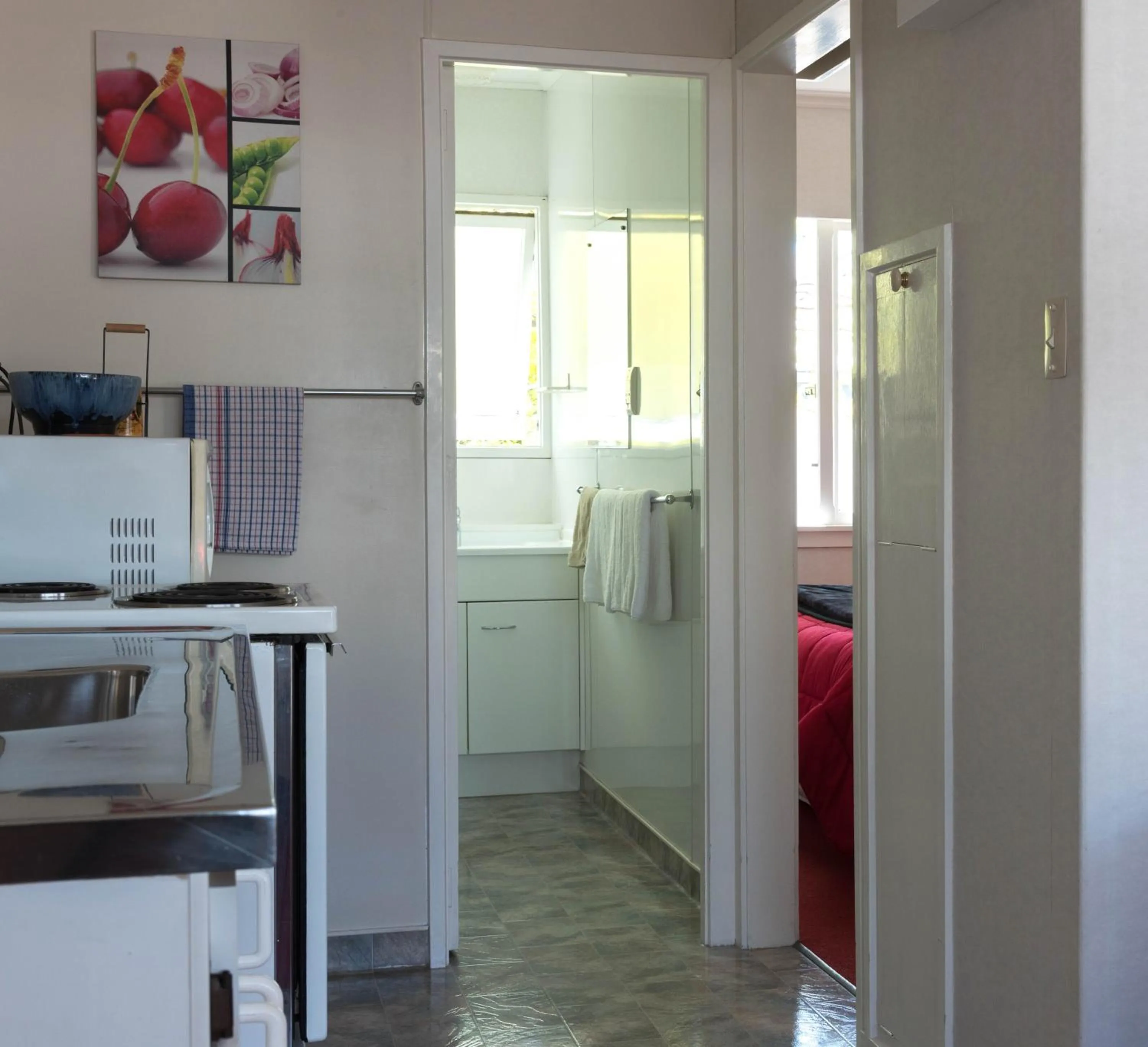 Bathroom in Waimarie on Riverside Motel & Apartments