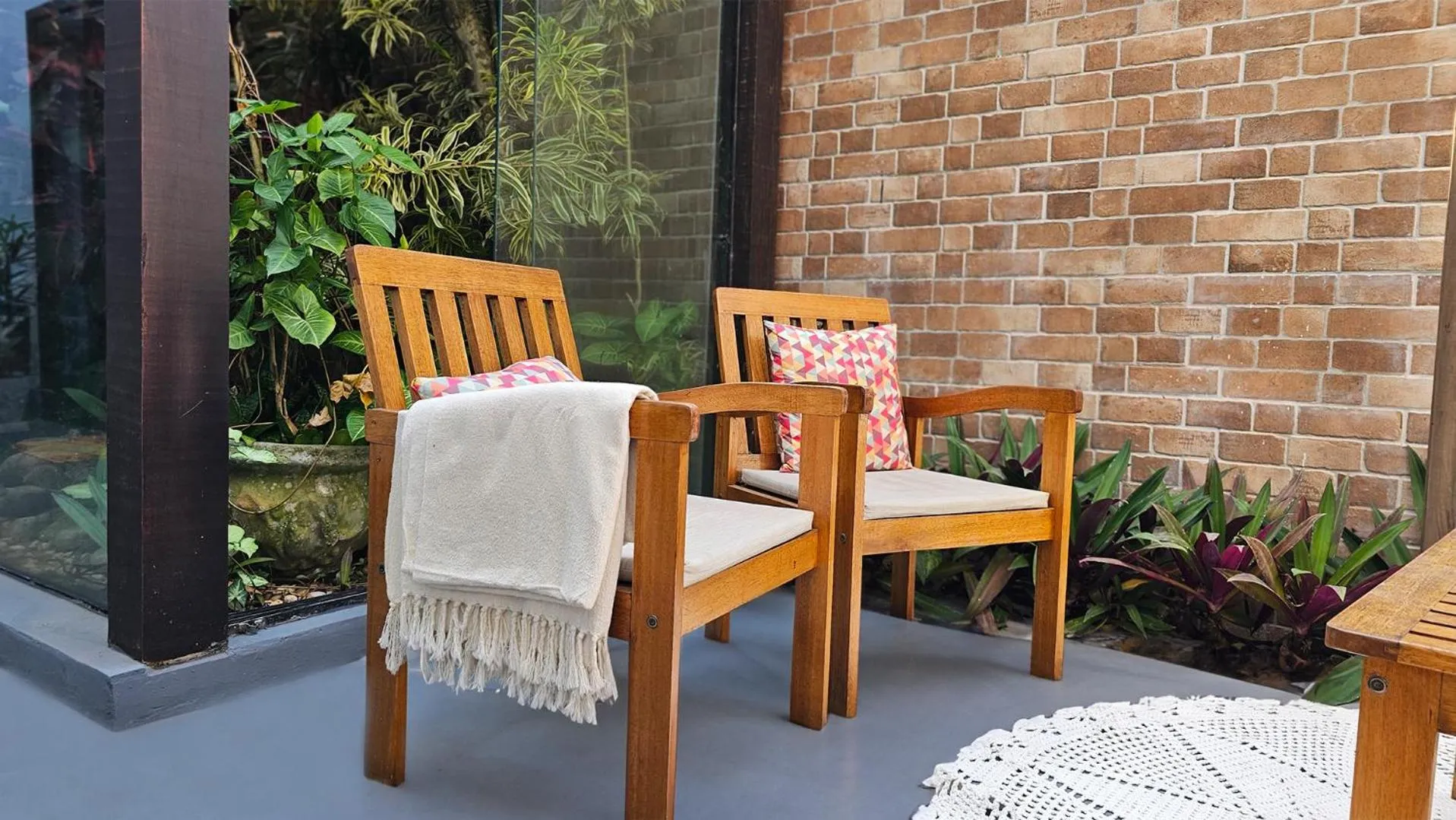 Patio in Beach Guest House - GMT