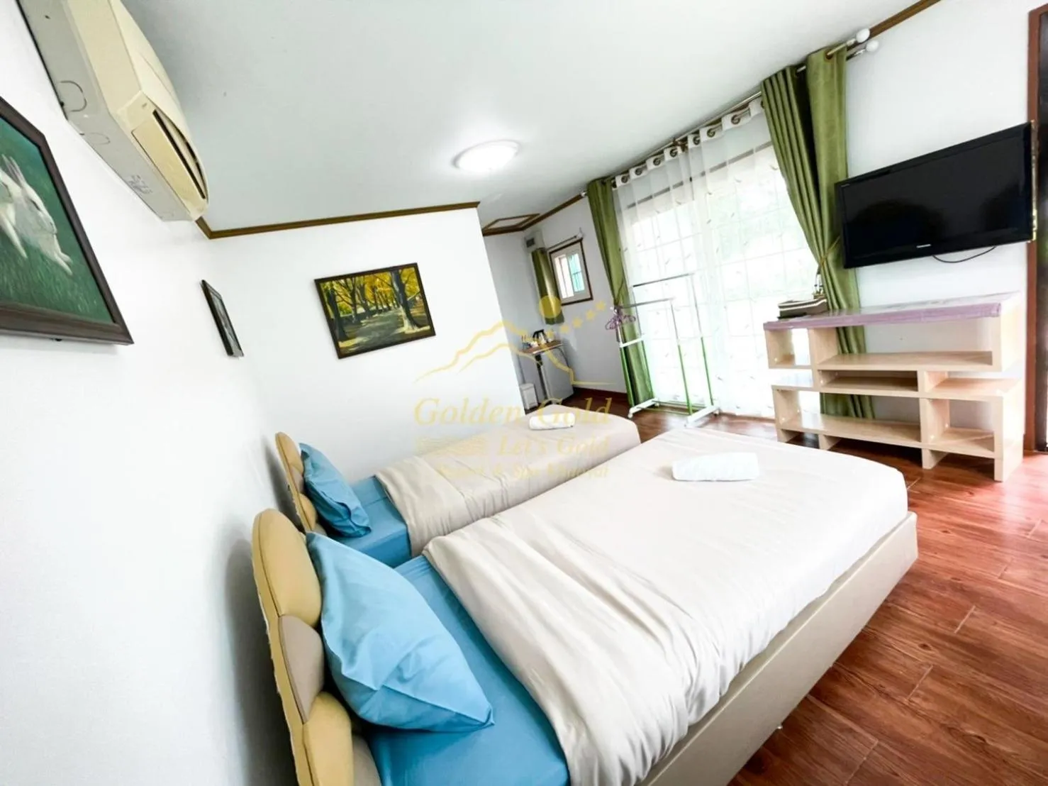 Bed in Goldengold (Khaoyai) Resort & Spa