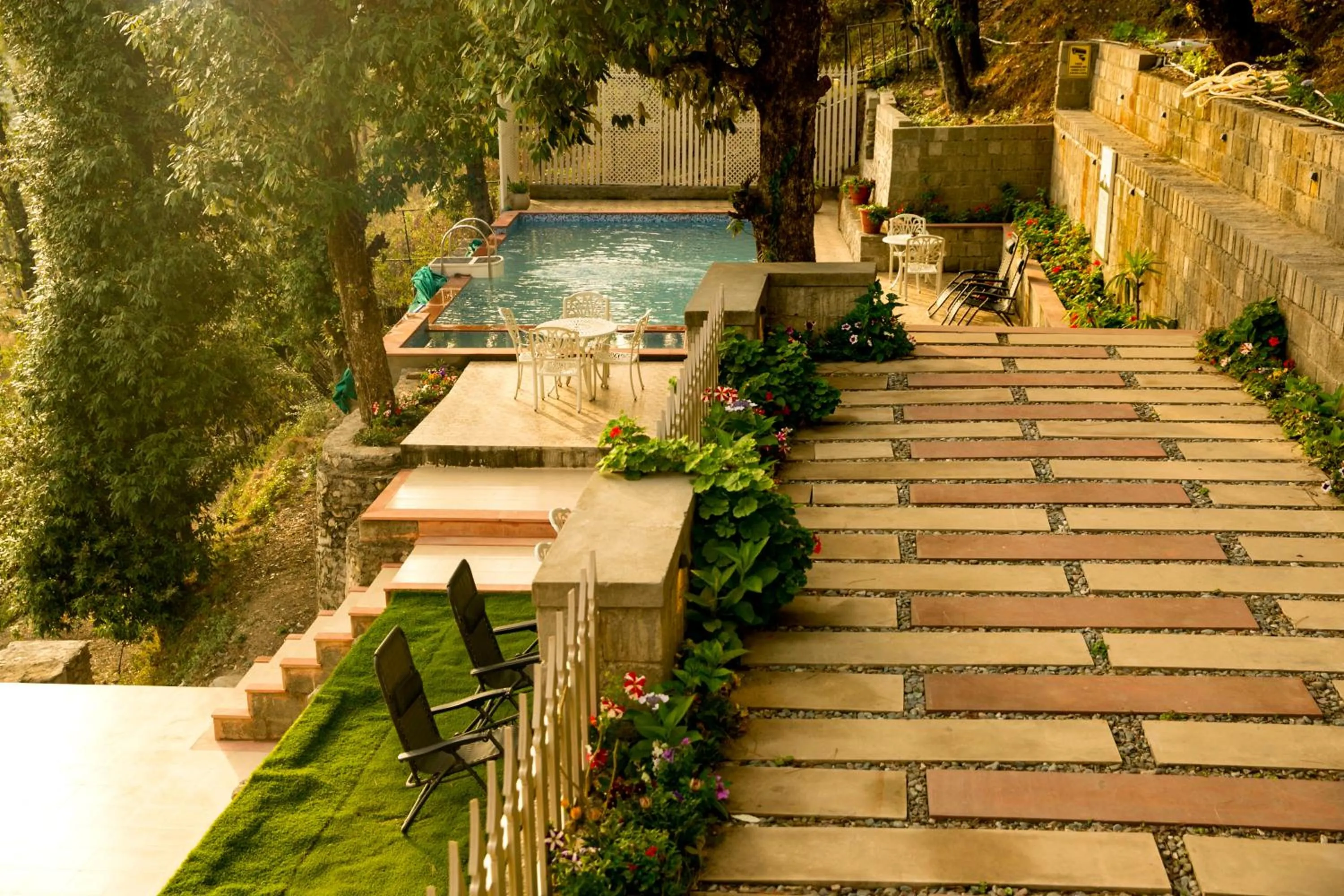 Swimming pool in The Fern Hillside Resort Bhimtal