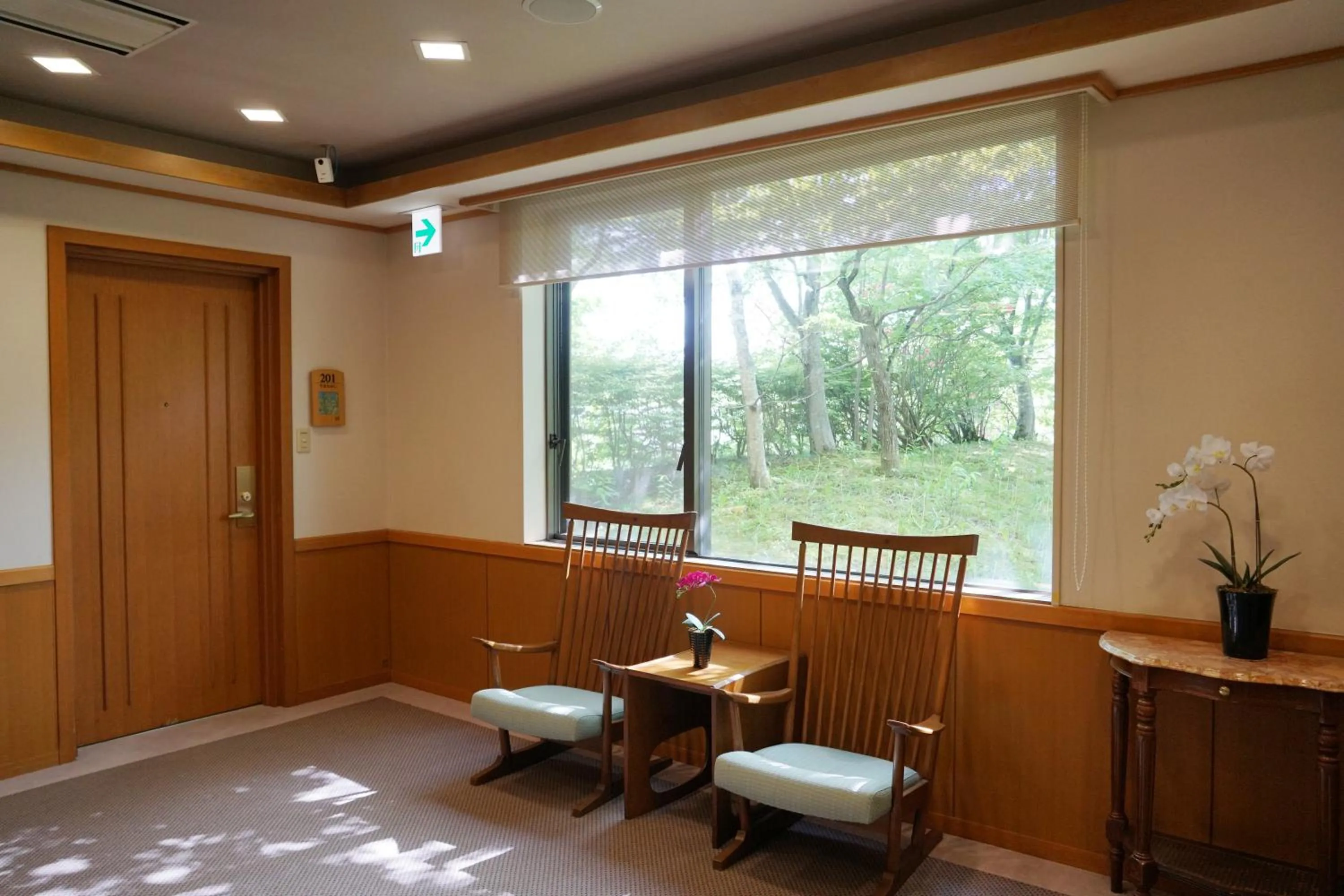 Seating area in Blancvert Nasu Onsen Hotel