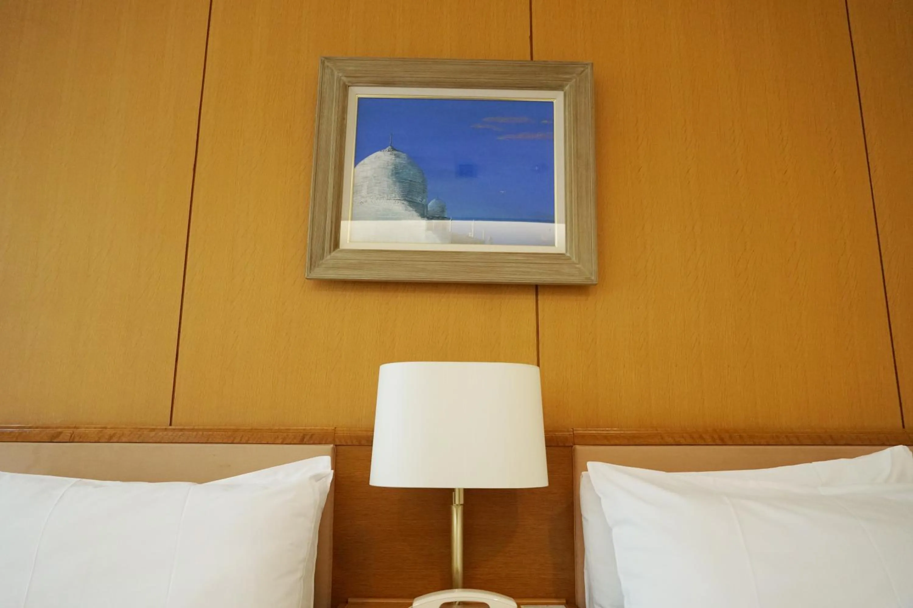 Decorative detail, Bed in Blancvert Nasu Onsen Hotel