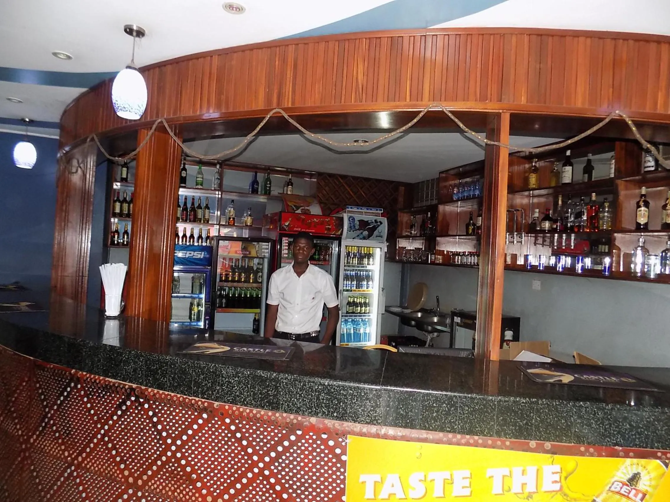 Lounge or bar in Aponye Hotel Kampala
