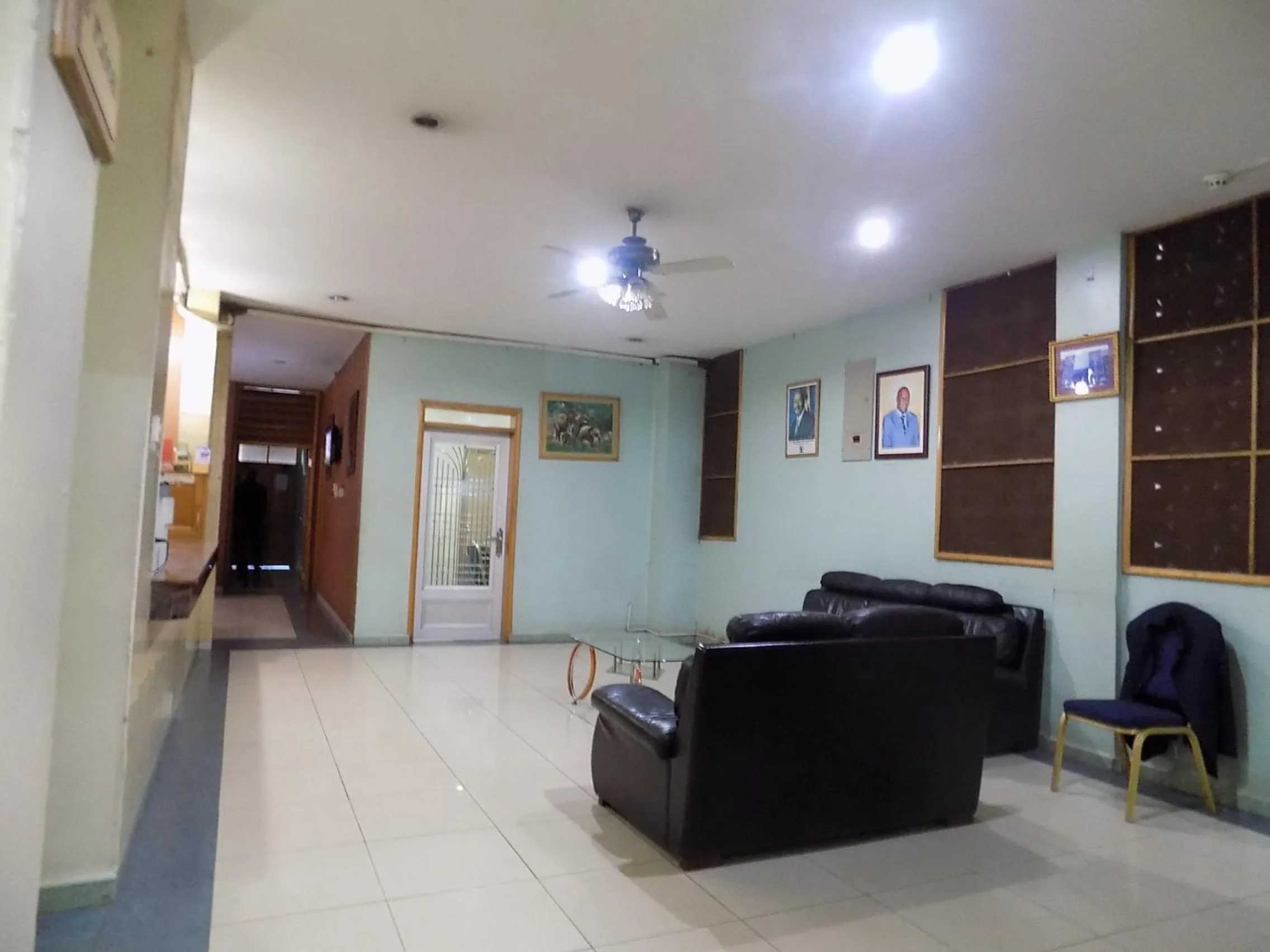 Lobby or reception in Aponye Hotel Kampala