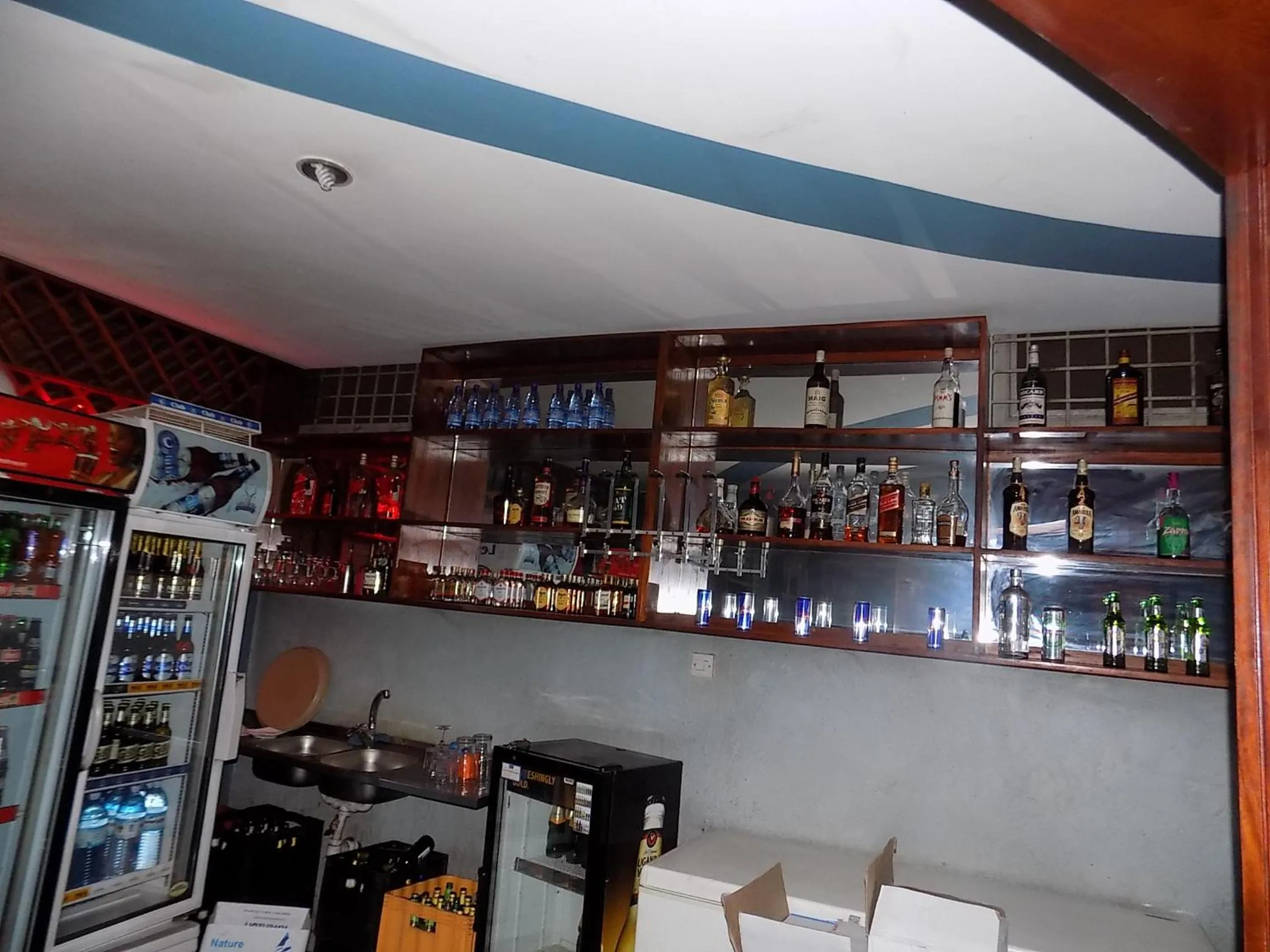 Lounge or bar in Aponye Hotel Kampala