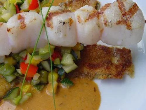 Food close-up in La Fischhutte, The Originals Relais