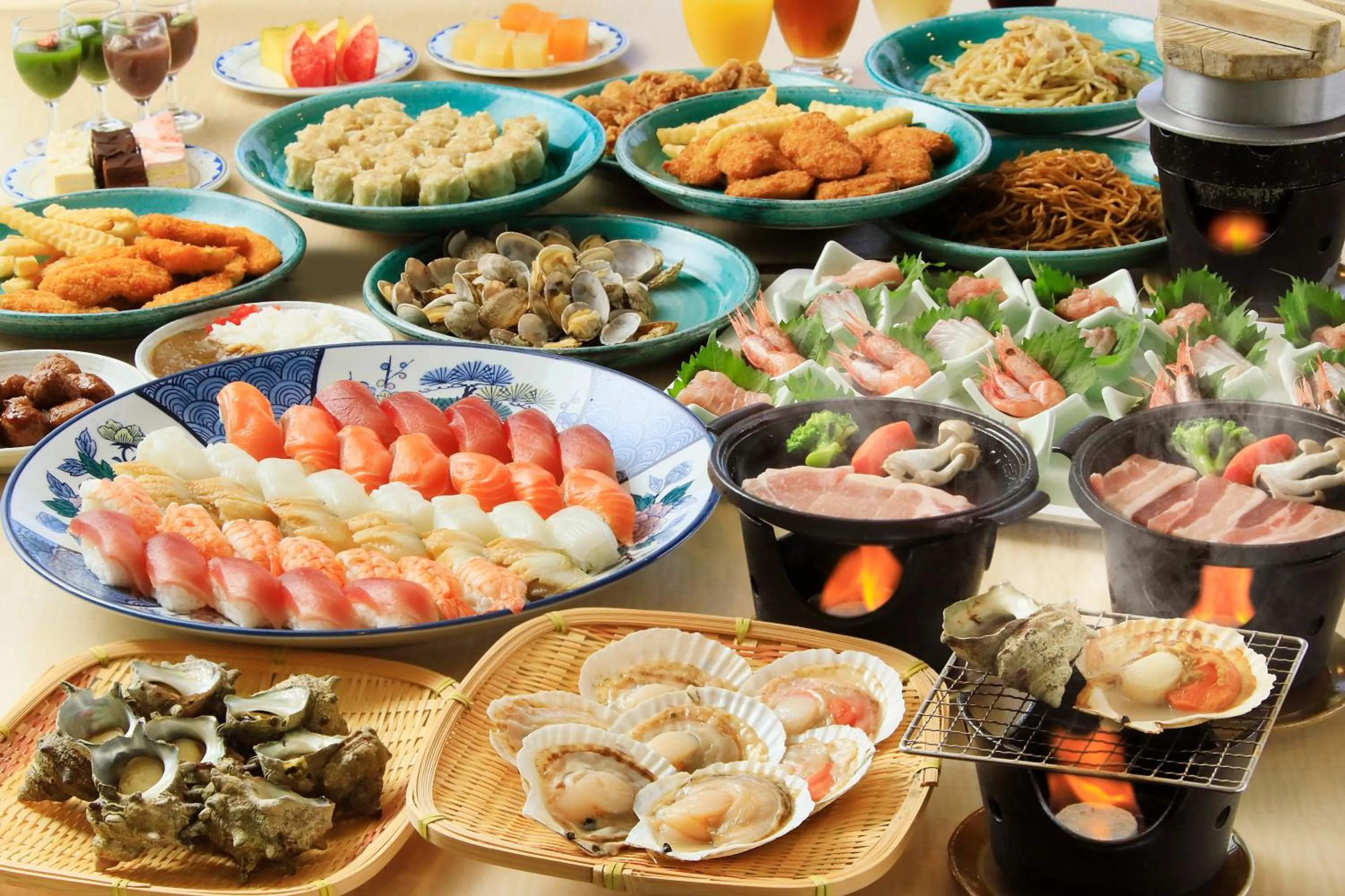 Dinner in Boso Shirahama Umisato Hotel