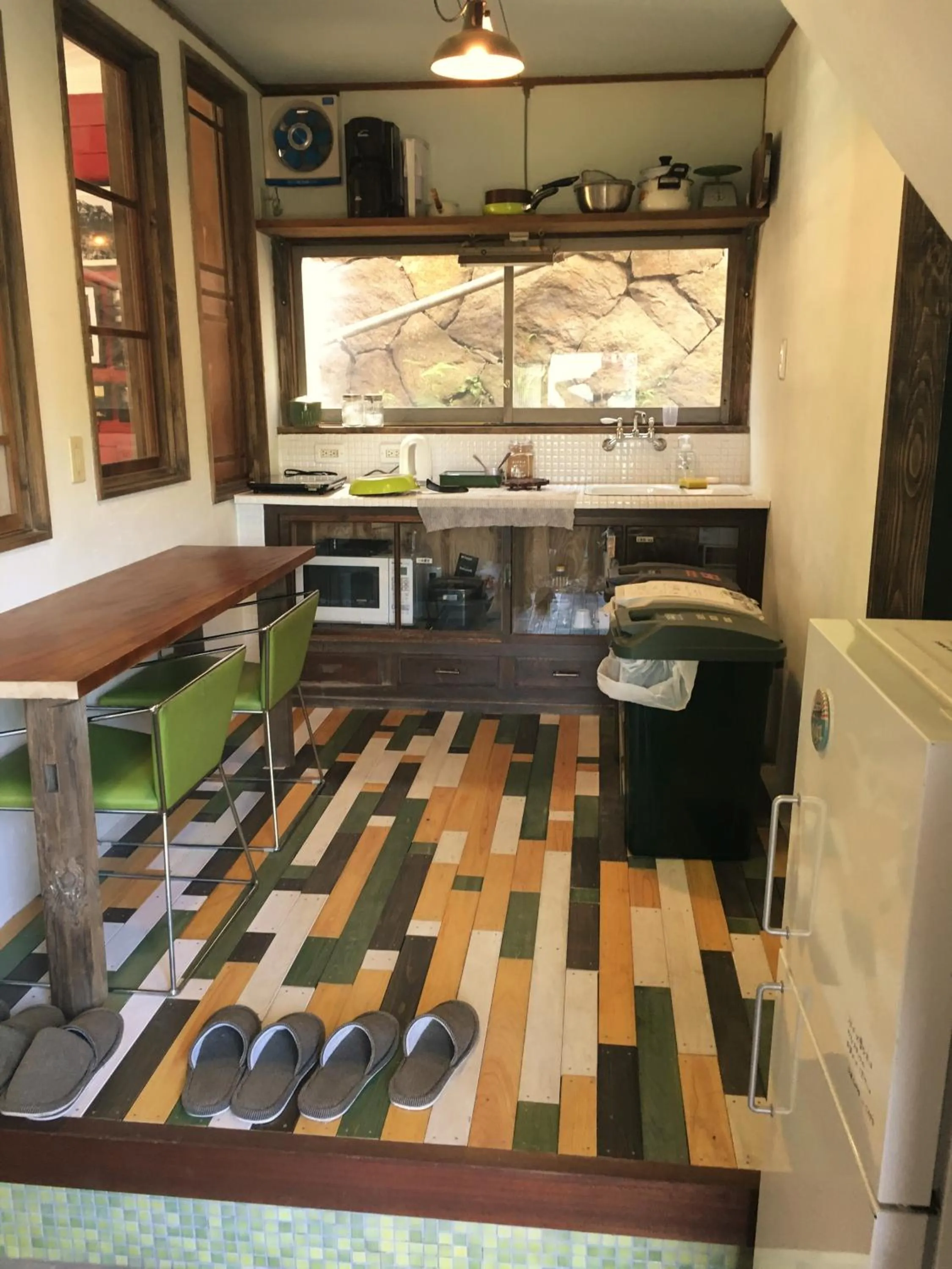 Kitchen or kitchenette in Onomichi Guest House Miharashi-tei