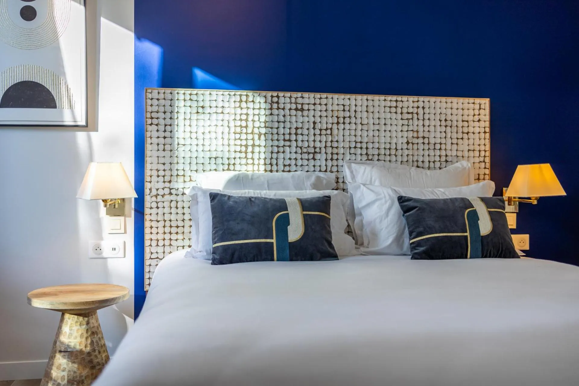 Bed in Hotel Albert 1er