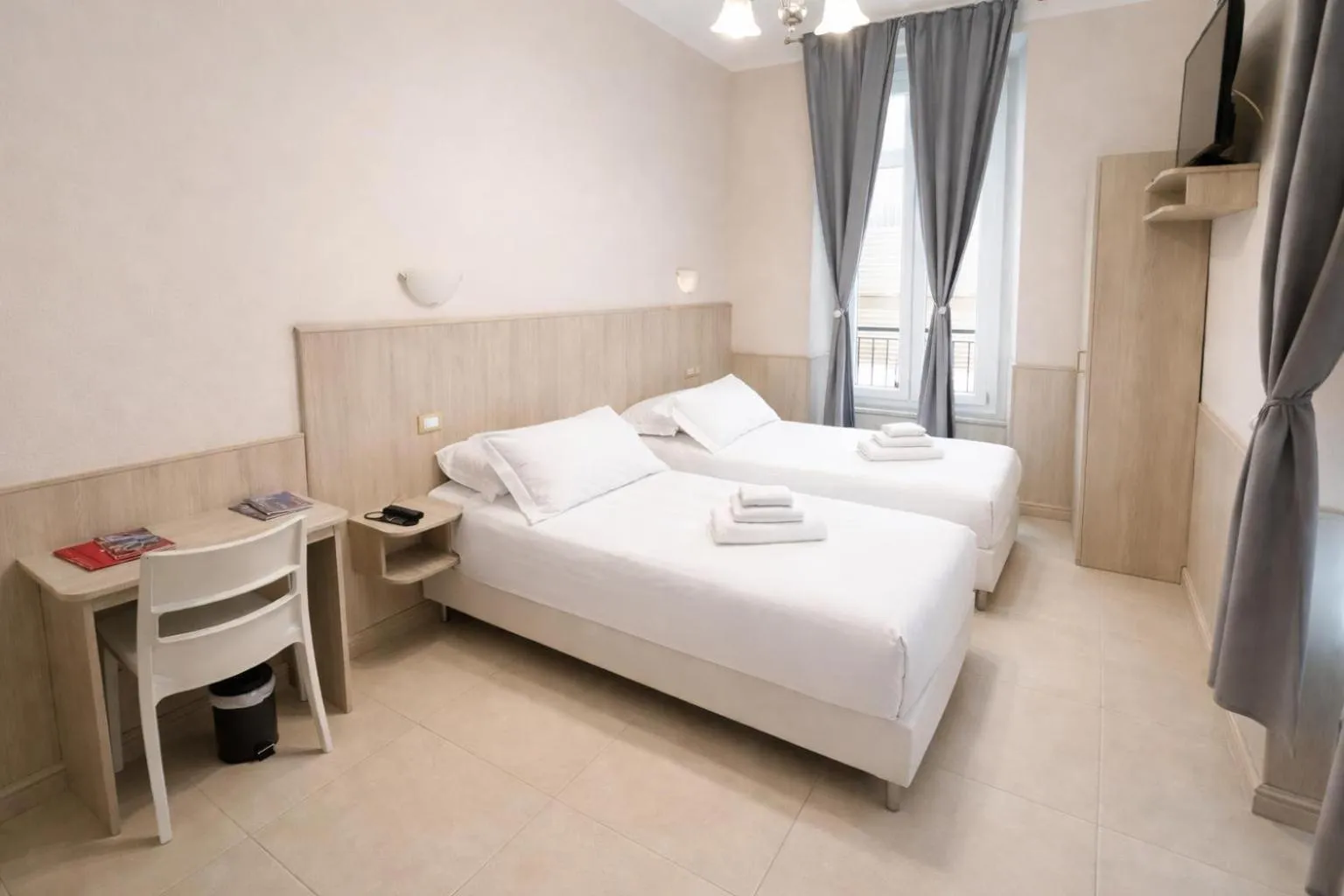 Bed in Hotel Cantore