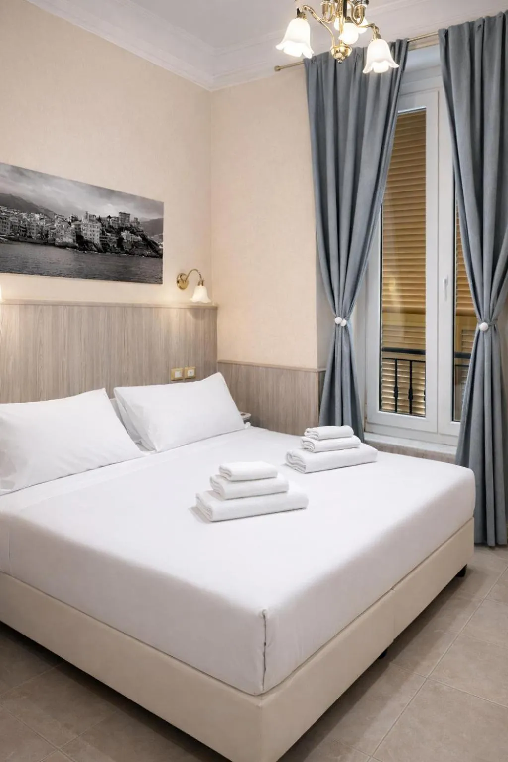 Bed in Hotel Cantore