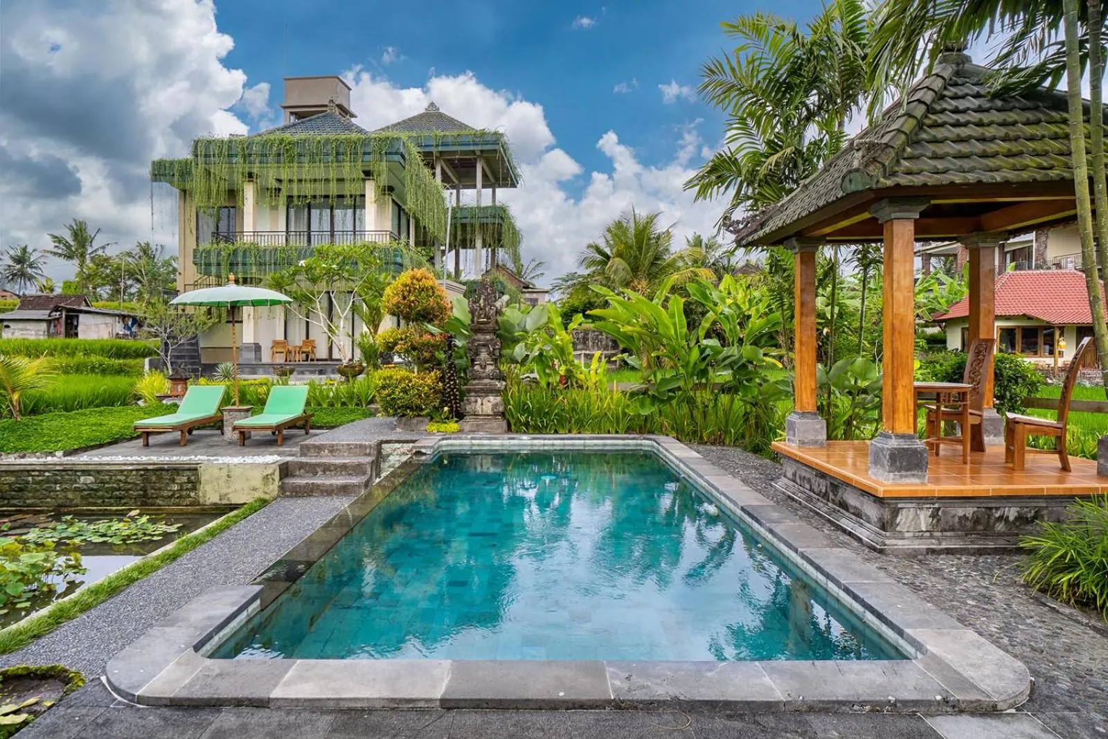 Property building in Cahaya Ubud Villa