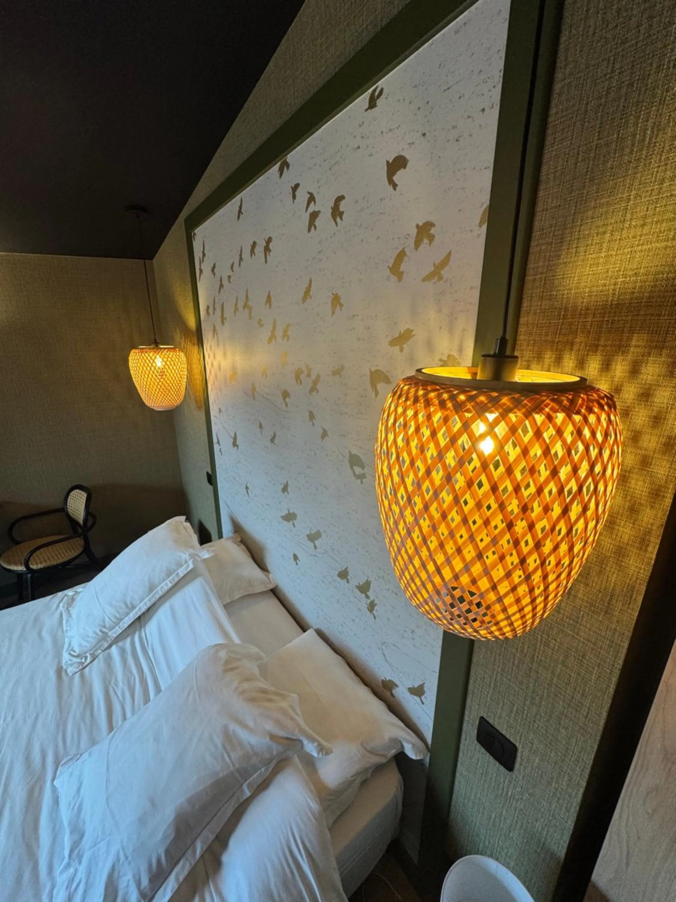 Bed in Hostellerie Normande