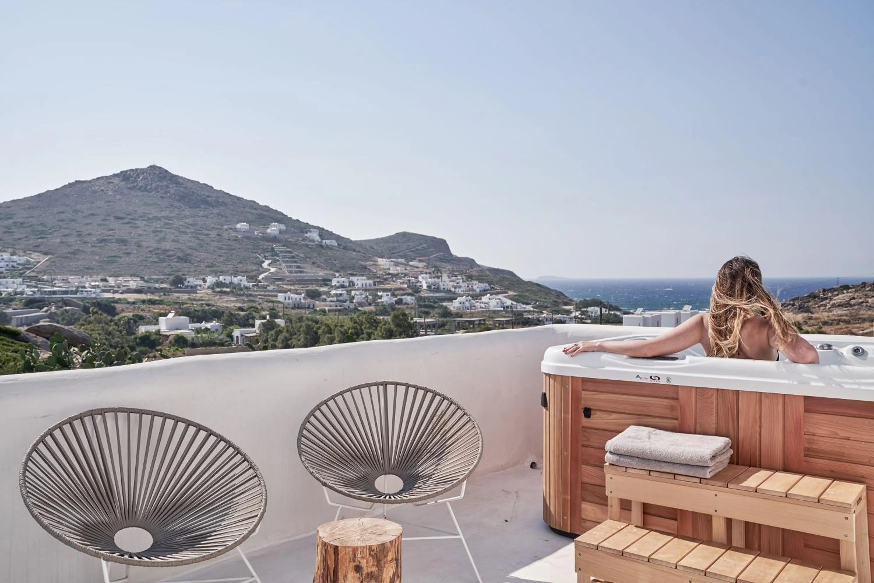 People in Naxian Utopia | Luxury Villas & Suites