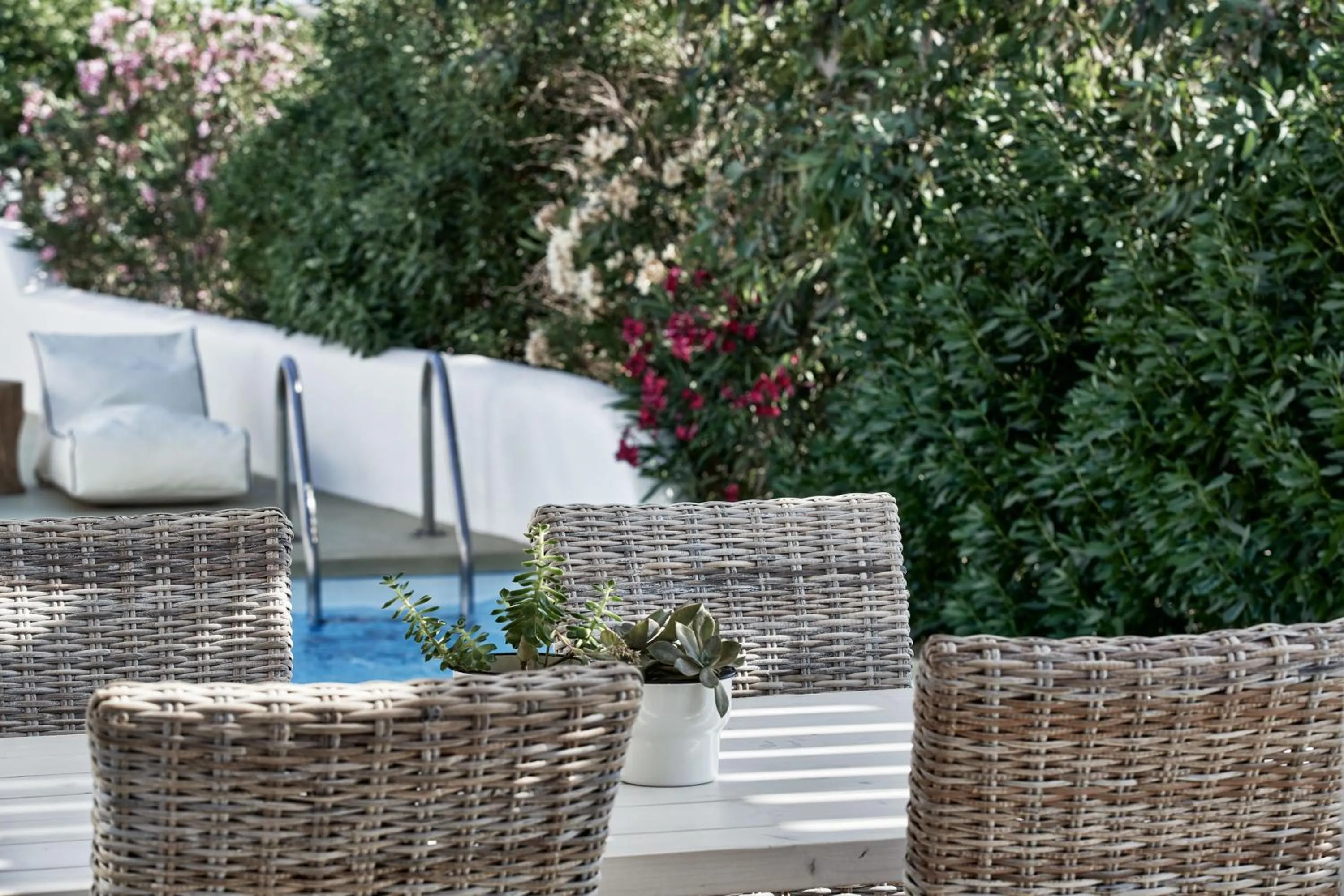 Garden in Naxian Utopia | Luxury Villas & Suites