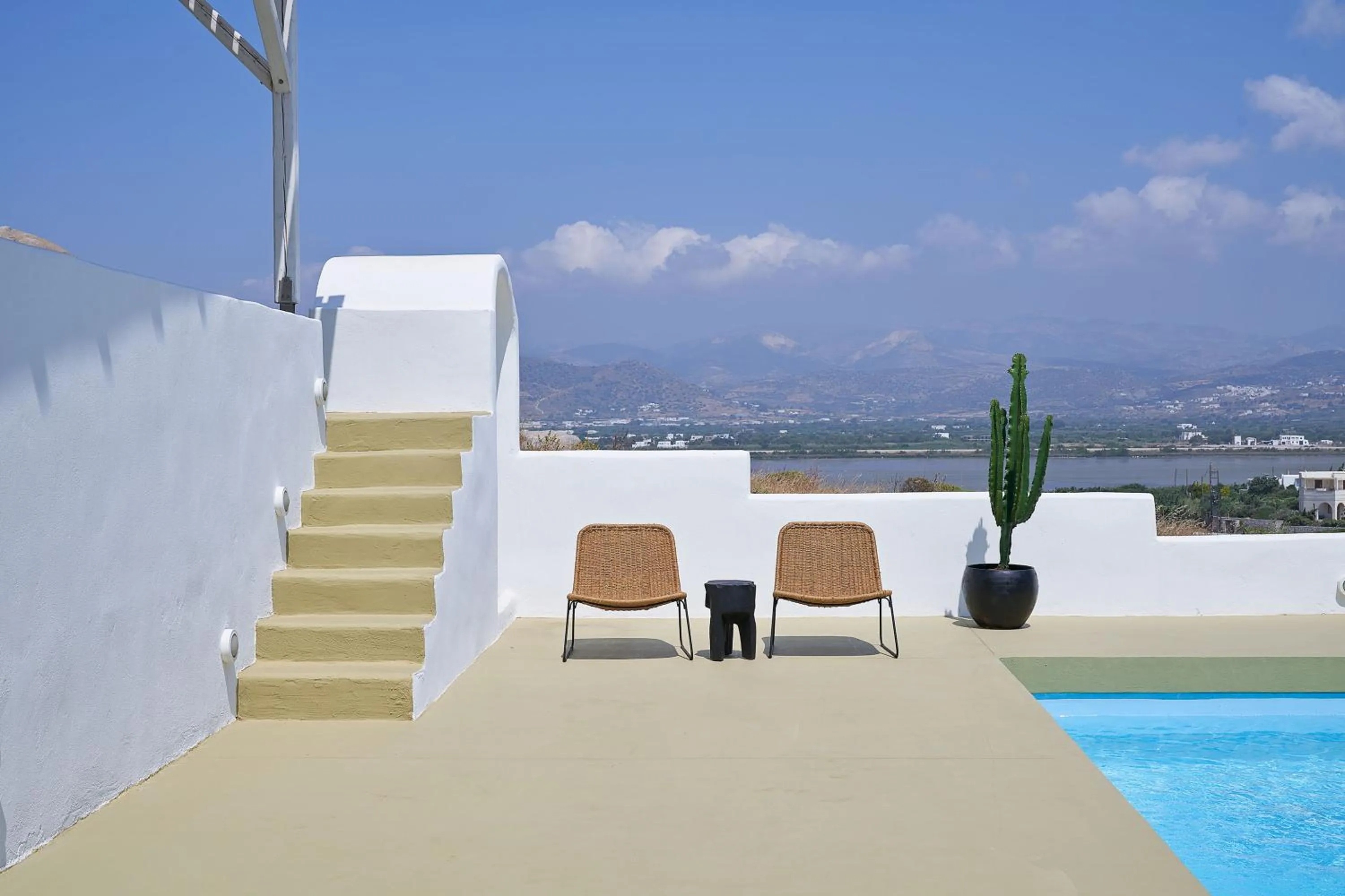 Balcony/Terrace in Naxian Utopia | Luxury Villas & Suites