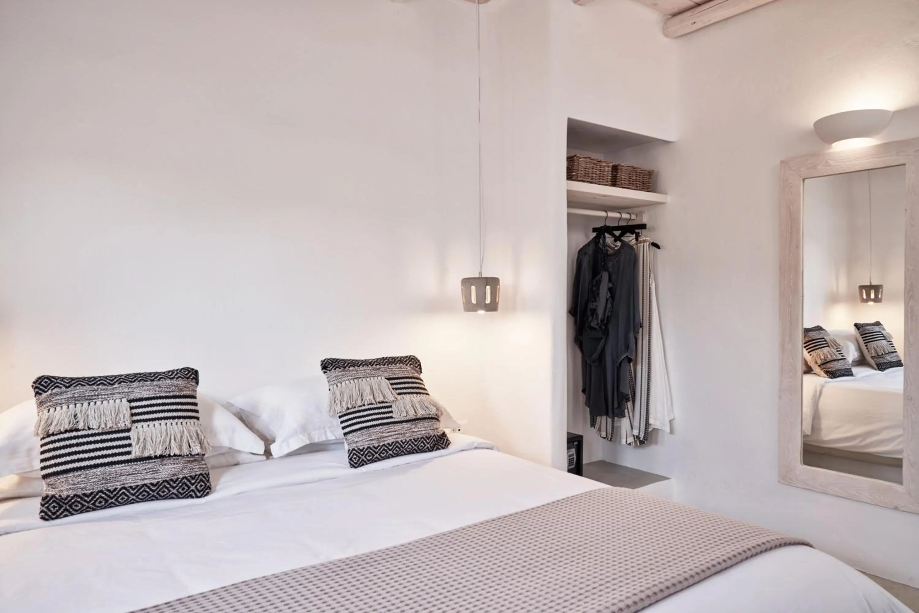 Bed in Naxian Utopia | Luxury Villas & Suites