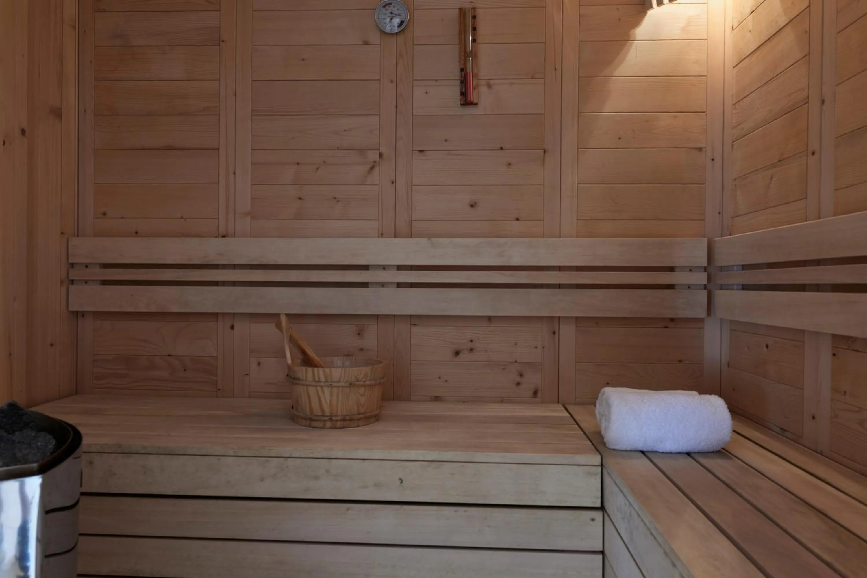 Sauna in Naxian Utopia | Luxury Villas & Suites