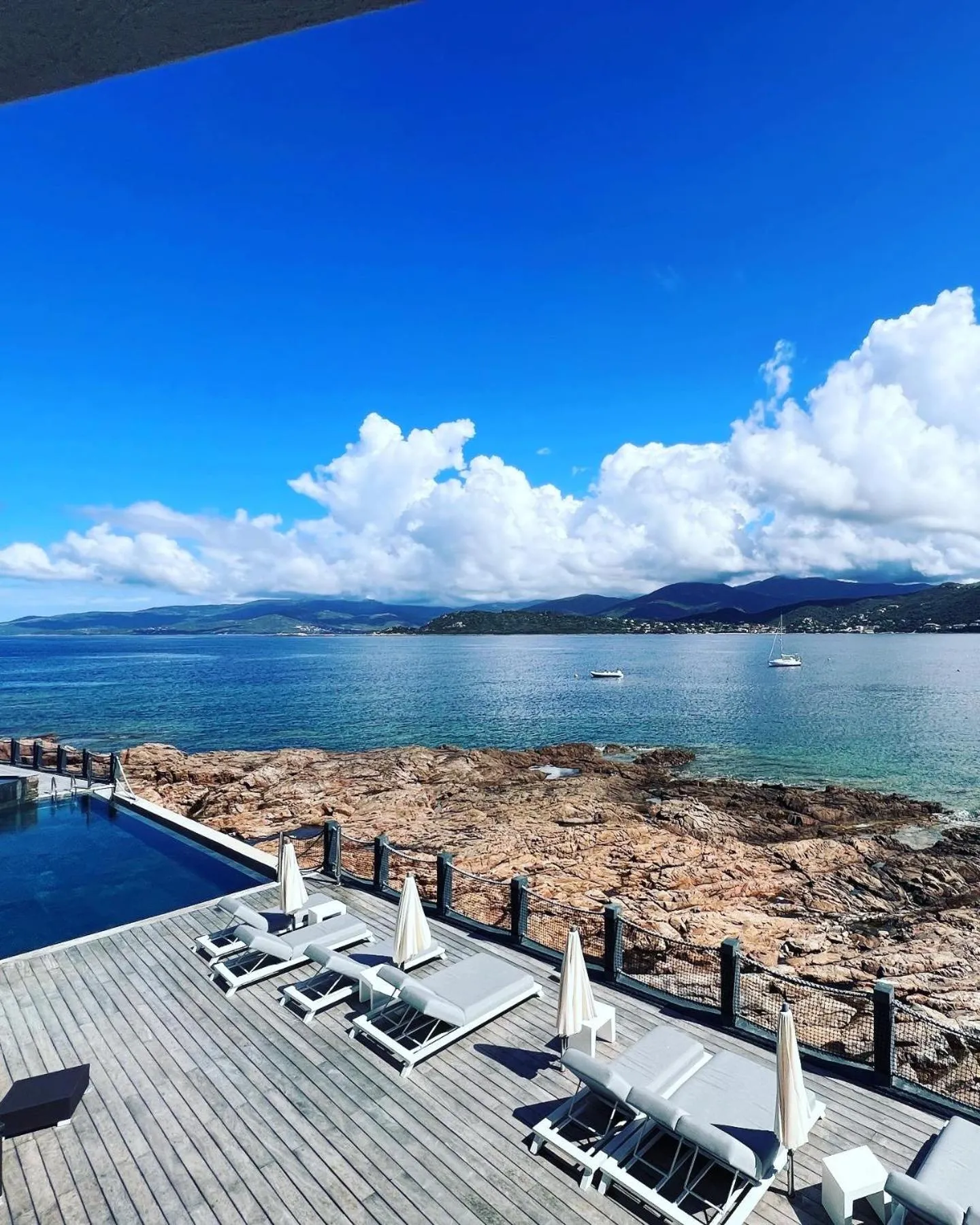 Solarium in Hôtel Castel d'Orcino