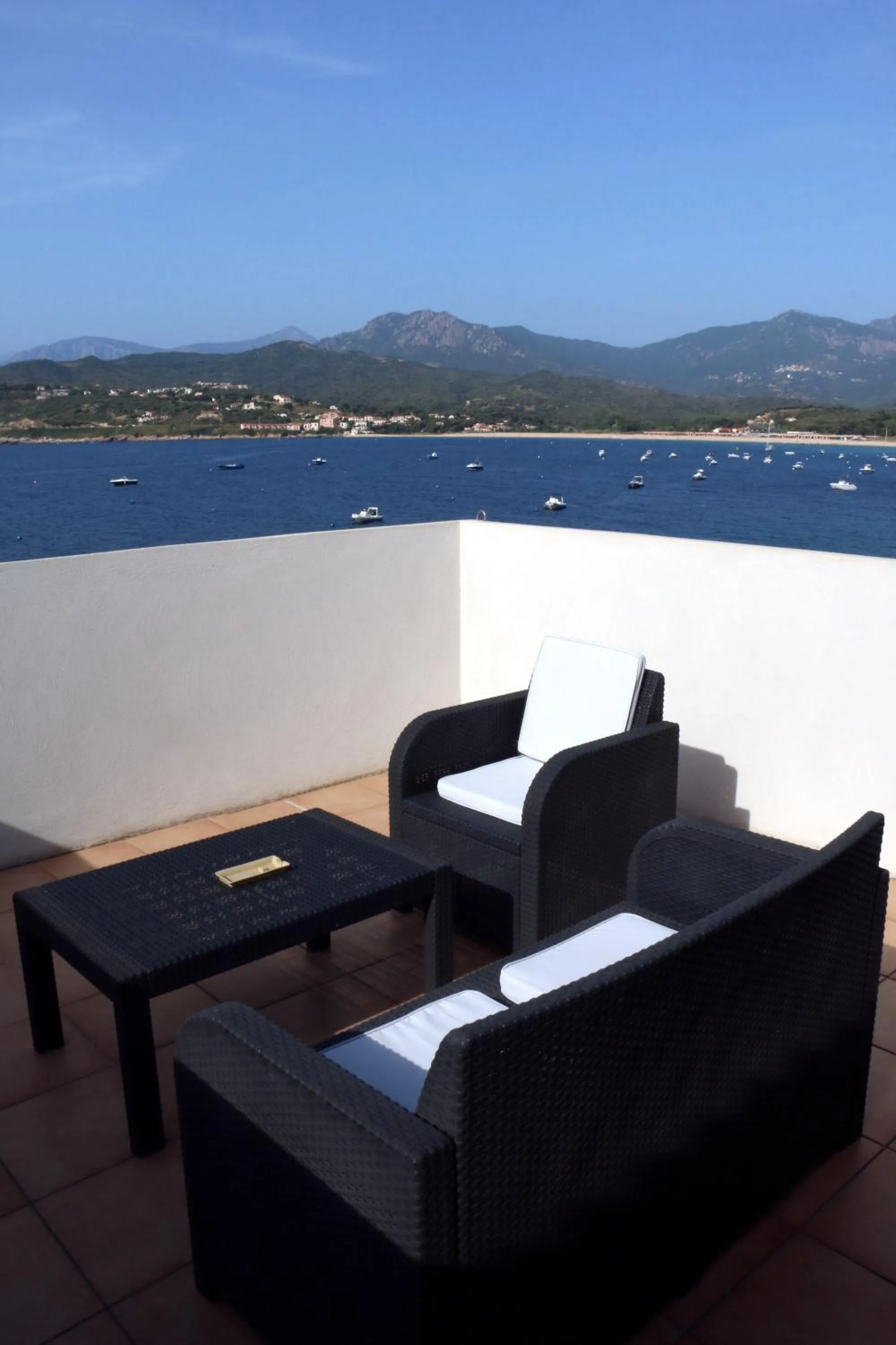 Sea view in Hôtel Castel d'Orcino