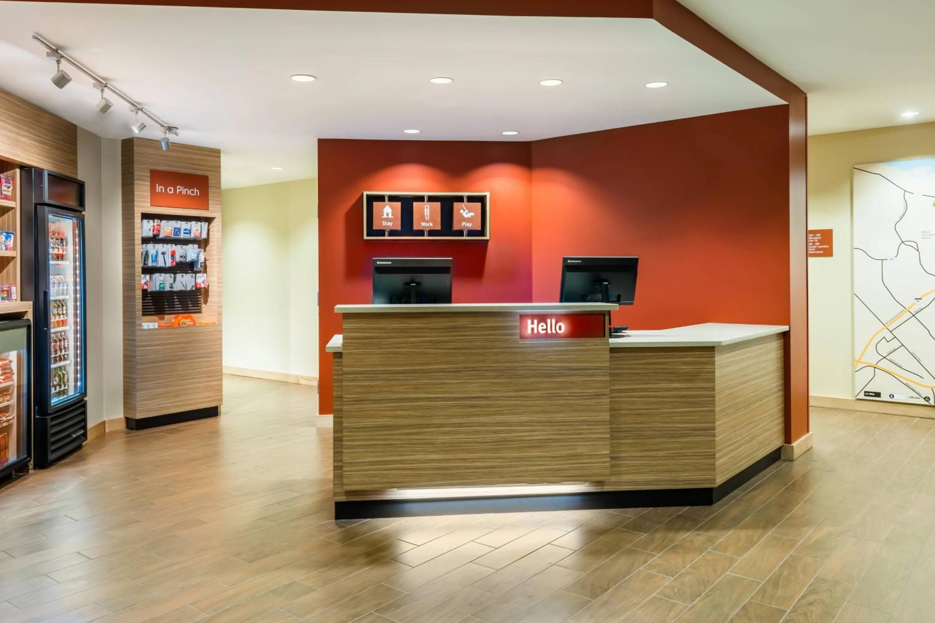 Lobby or reception in TownePlace Suites by Marriott Latham Albany Airport