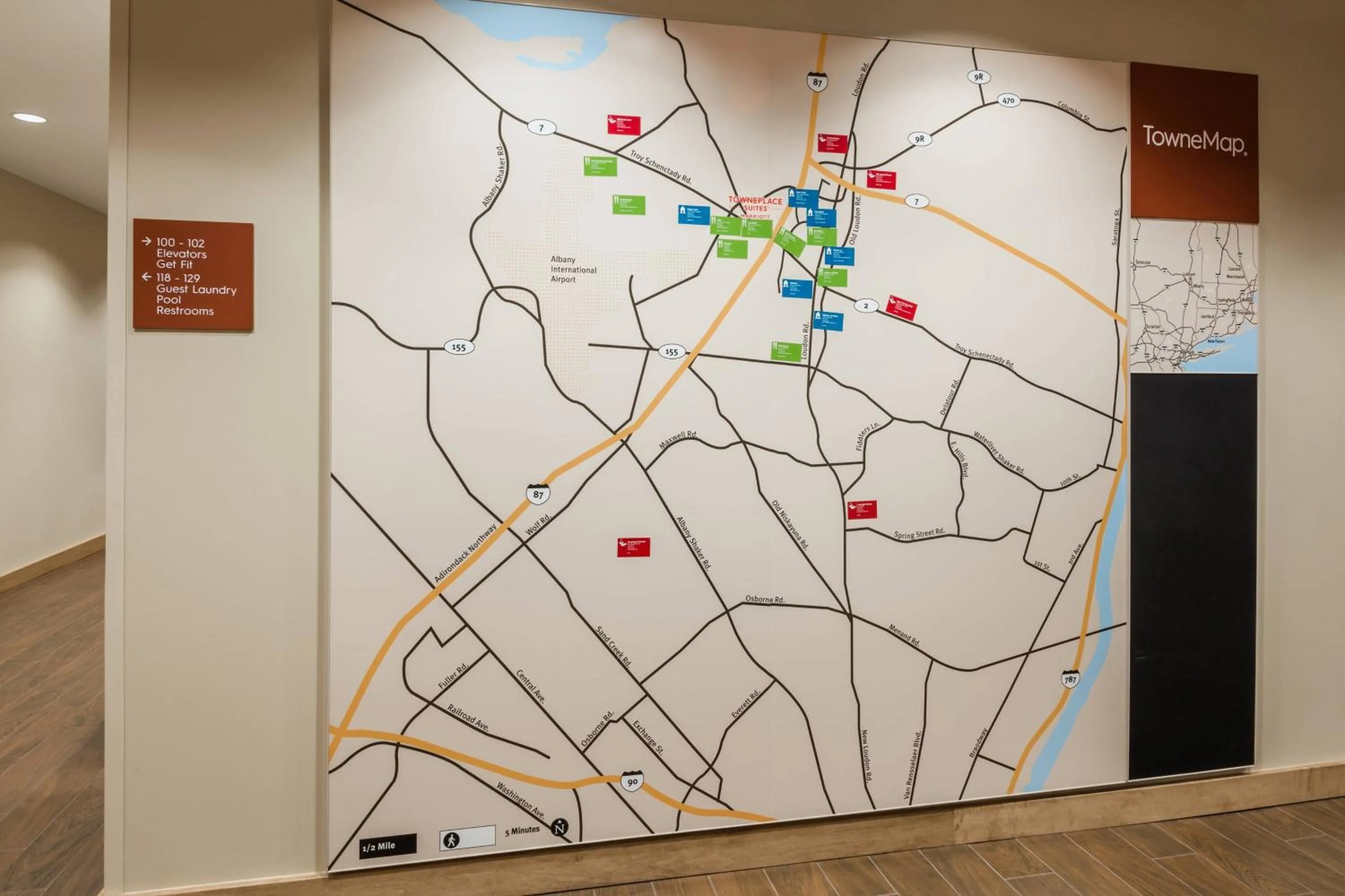 View (from property/room) in TownePlace Suites by Marriott Latham Albany Airport