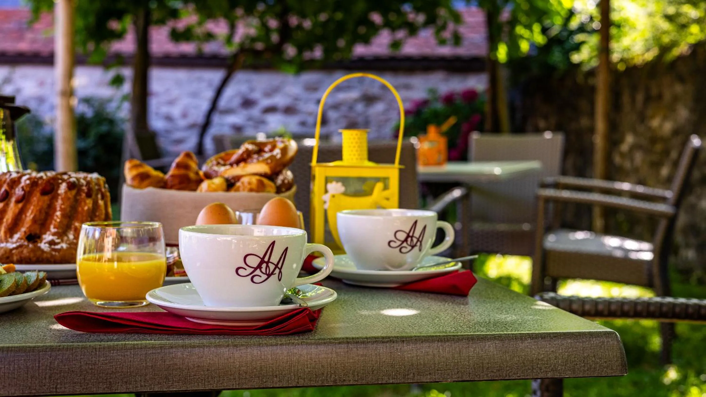 Garden in L'Abbaye d'Alspach