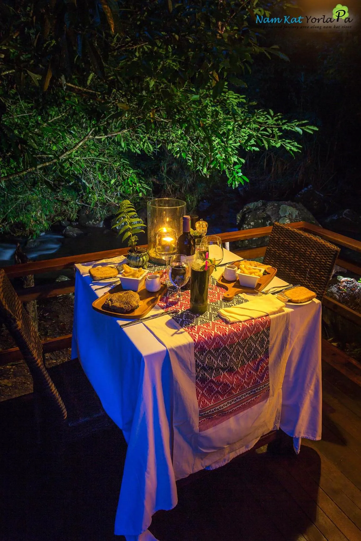 Dining area in Namkat Yorla Pa Resort